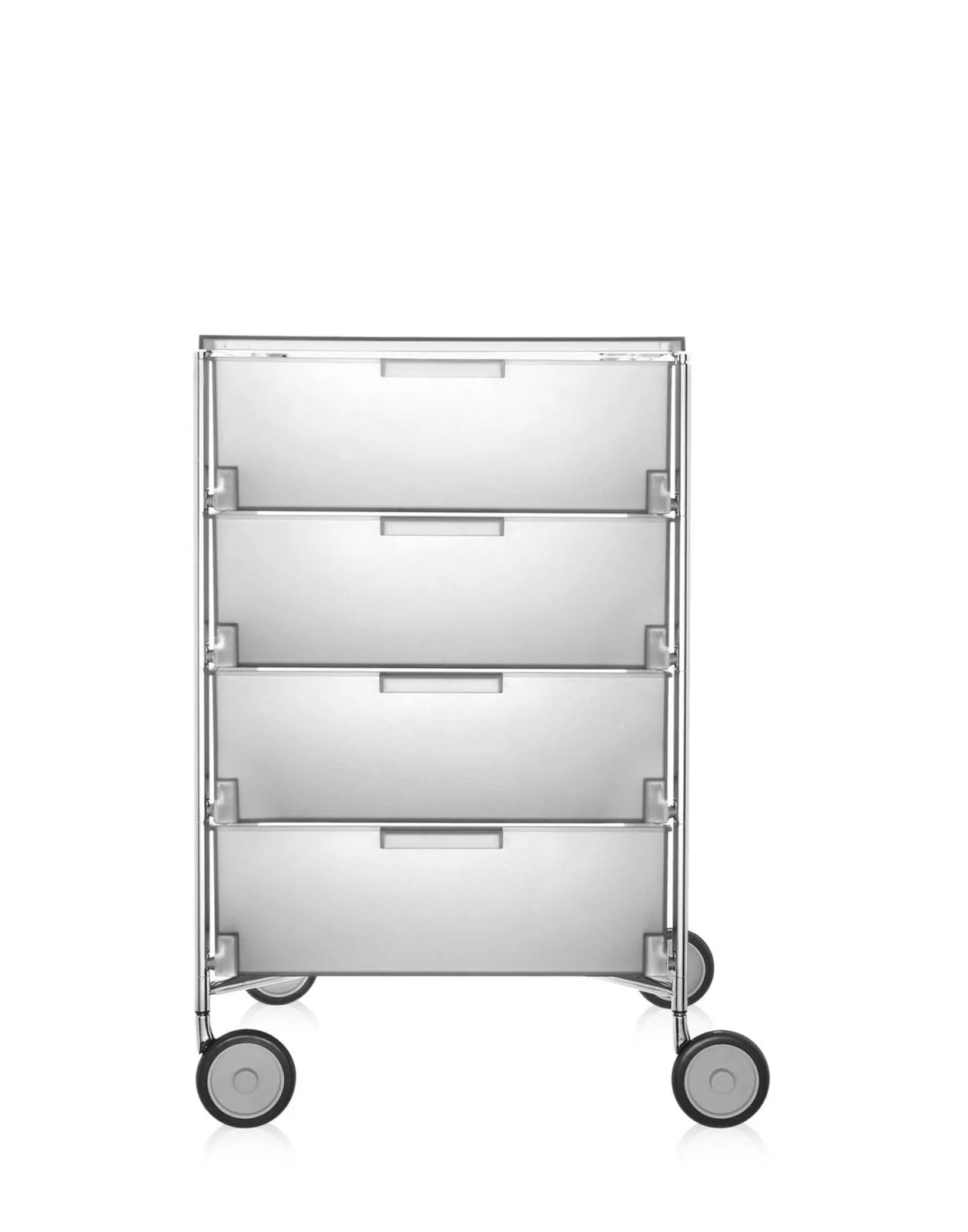Контейнер Mobil на колесах (белый) с четырьмя ящиками Kartell, арт. 2024/L1 — изображение товара 2
