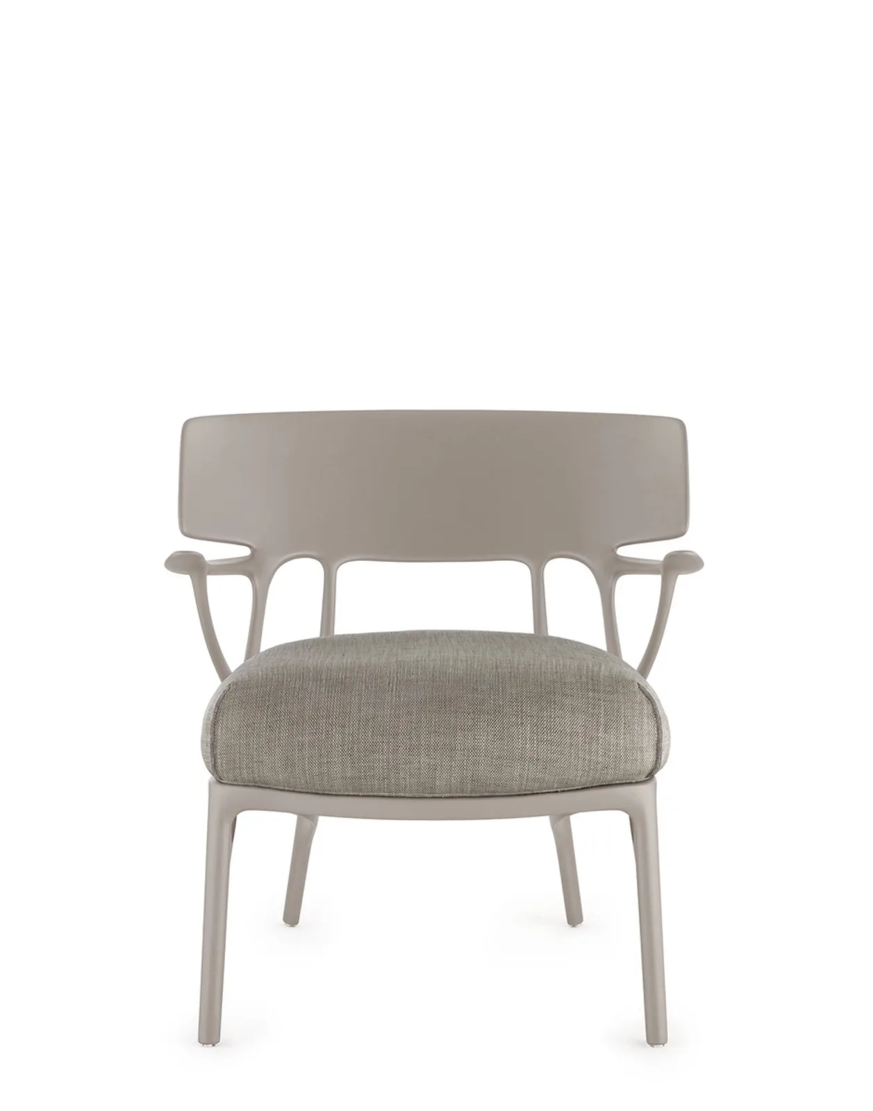 Кресло A.I. LOUNGE (серое/белое) Kartell, арт. 5904/3B