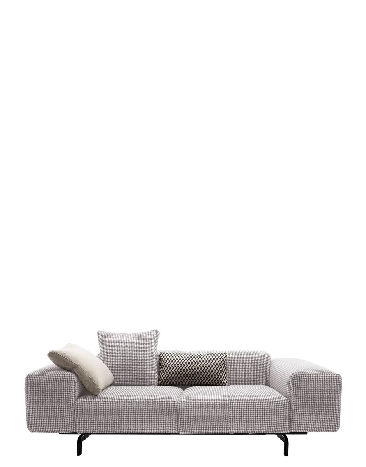 Диван Largo (серый) двухсекционный Kartell