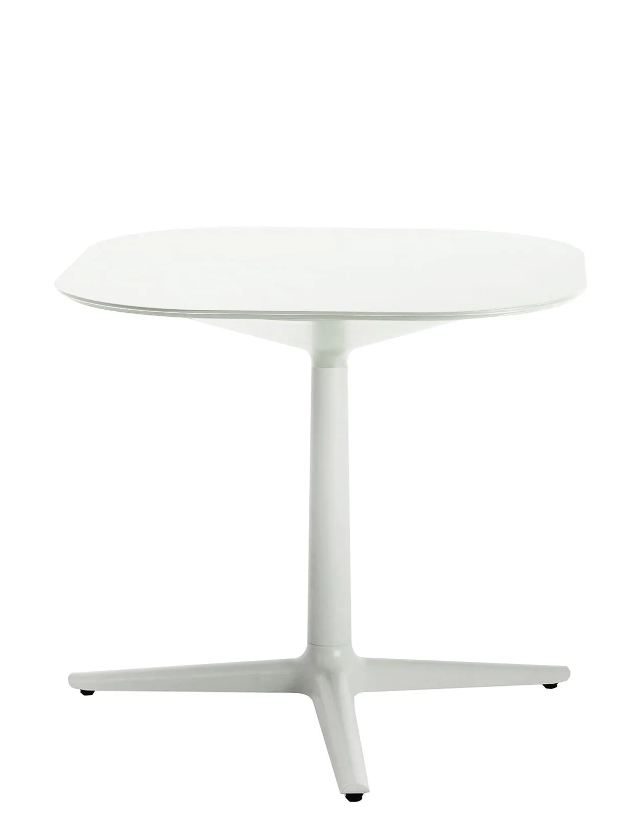 Стол Multiplo (белый) 78х78см, треногое основание Kartell