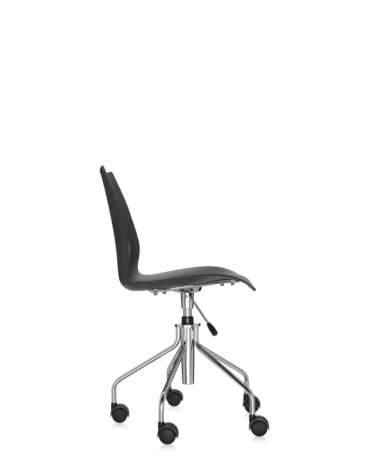 Стул Maui (черный) на колесах Kartell, арт. 2878/1M — изображение товара 3