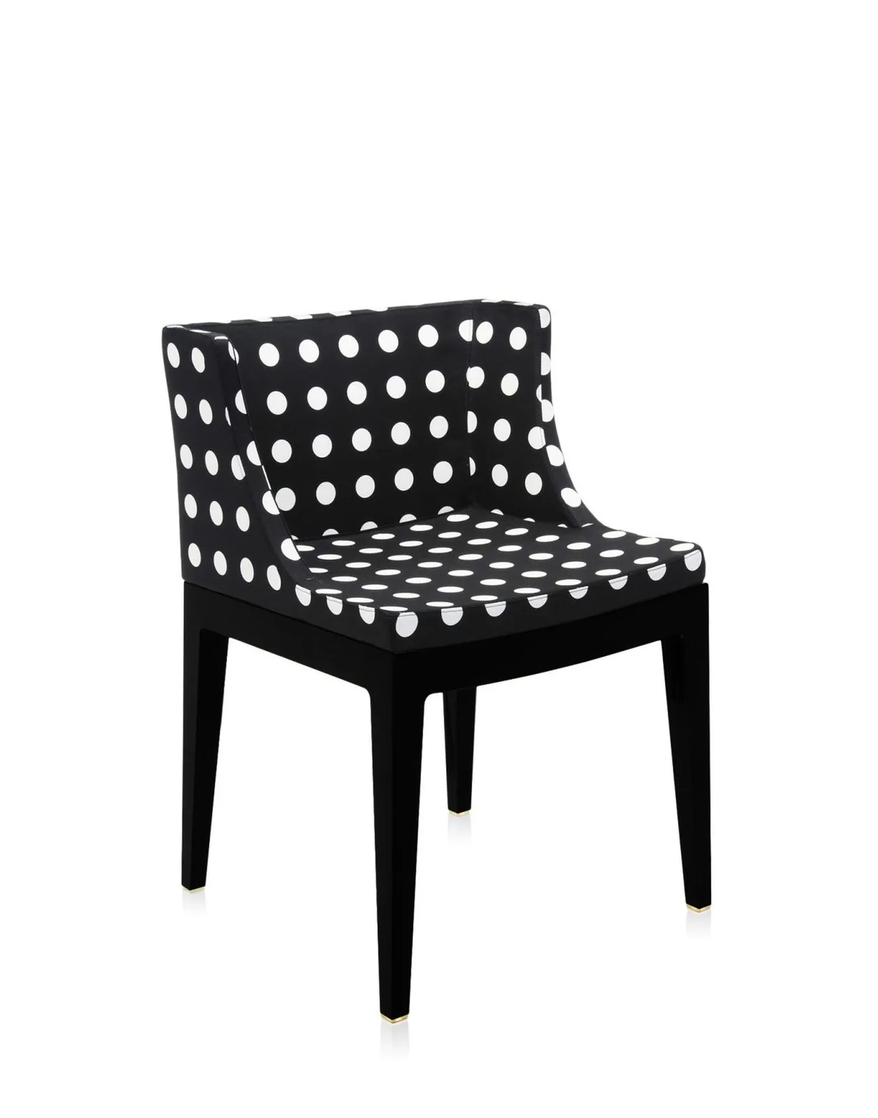 Кресло Mademoiselle (черное) в ткани Moschino Kartell