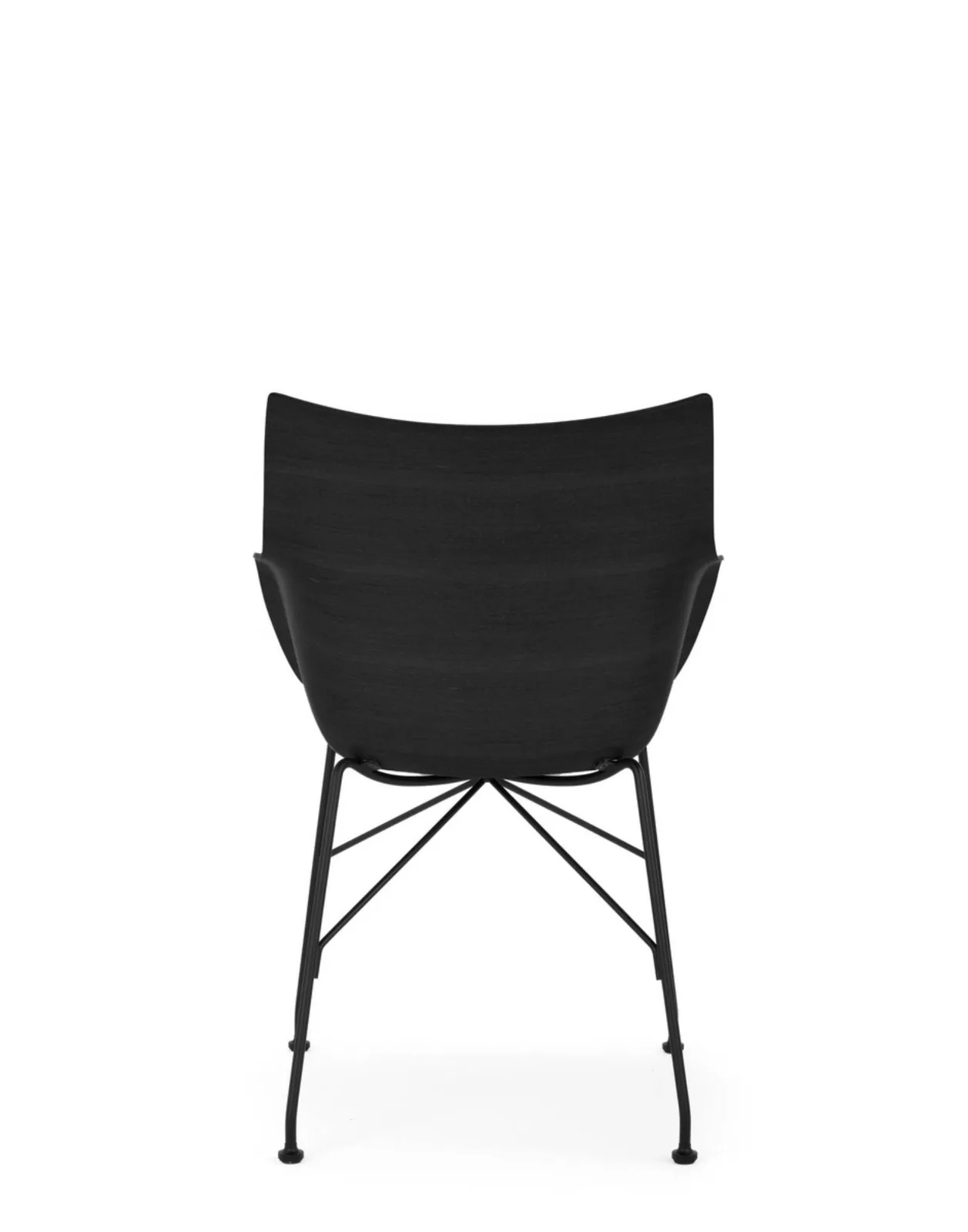Кресло Q/Wood (черное дерево/черный) Kartell, арт. 5928/NN — изображение товара 4