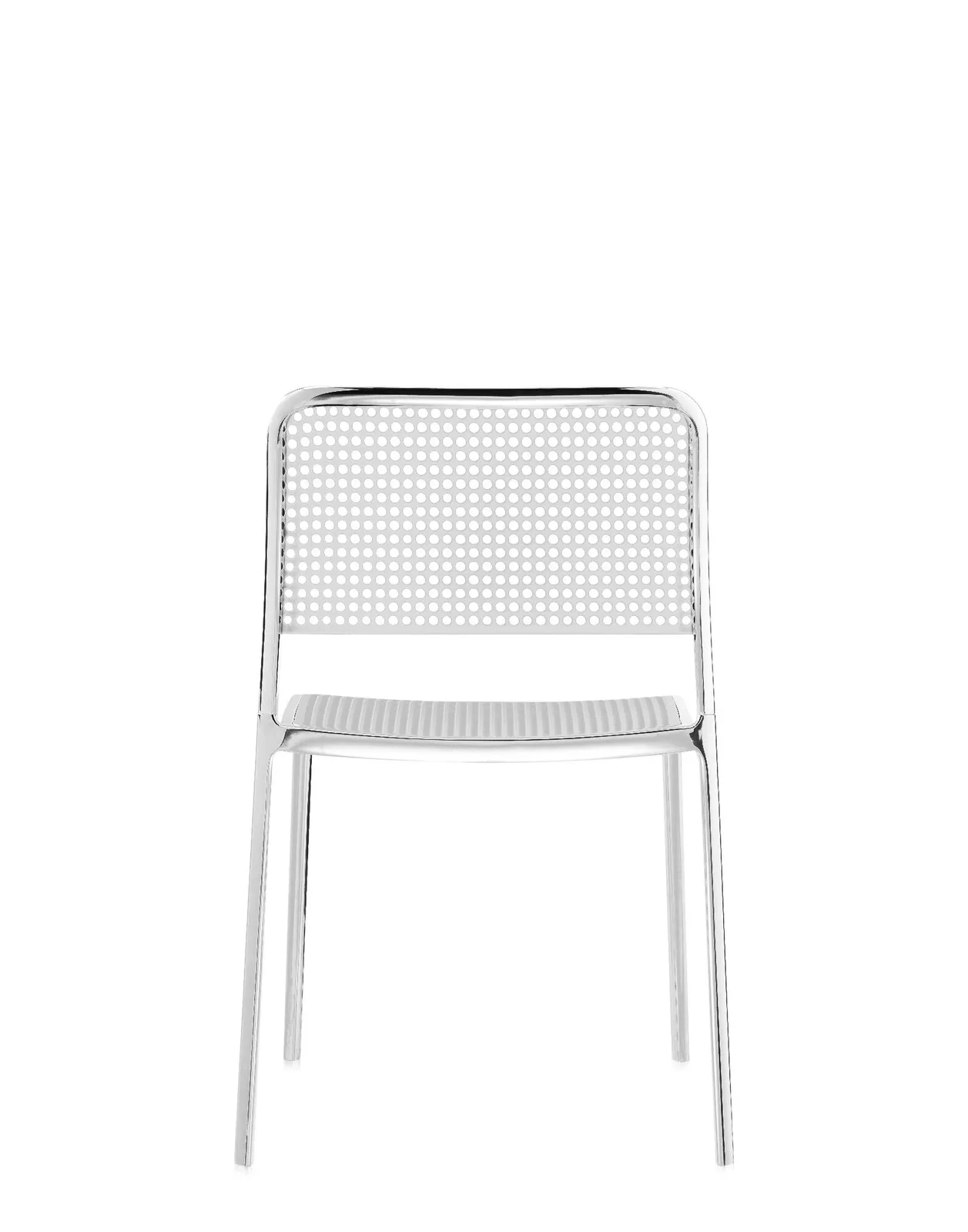 Стул Audrey Shiny (белый/хромированный) Kartell, арт. 5877/L1 — изображение товара 2