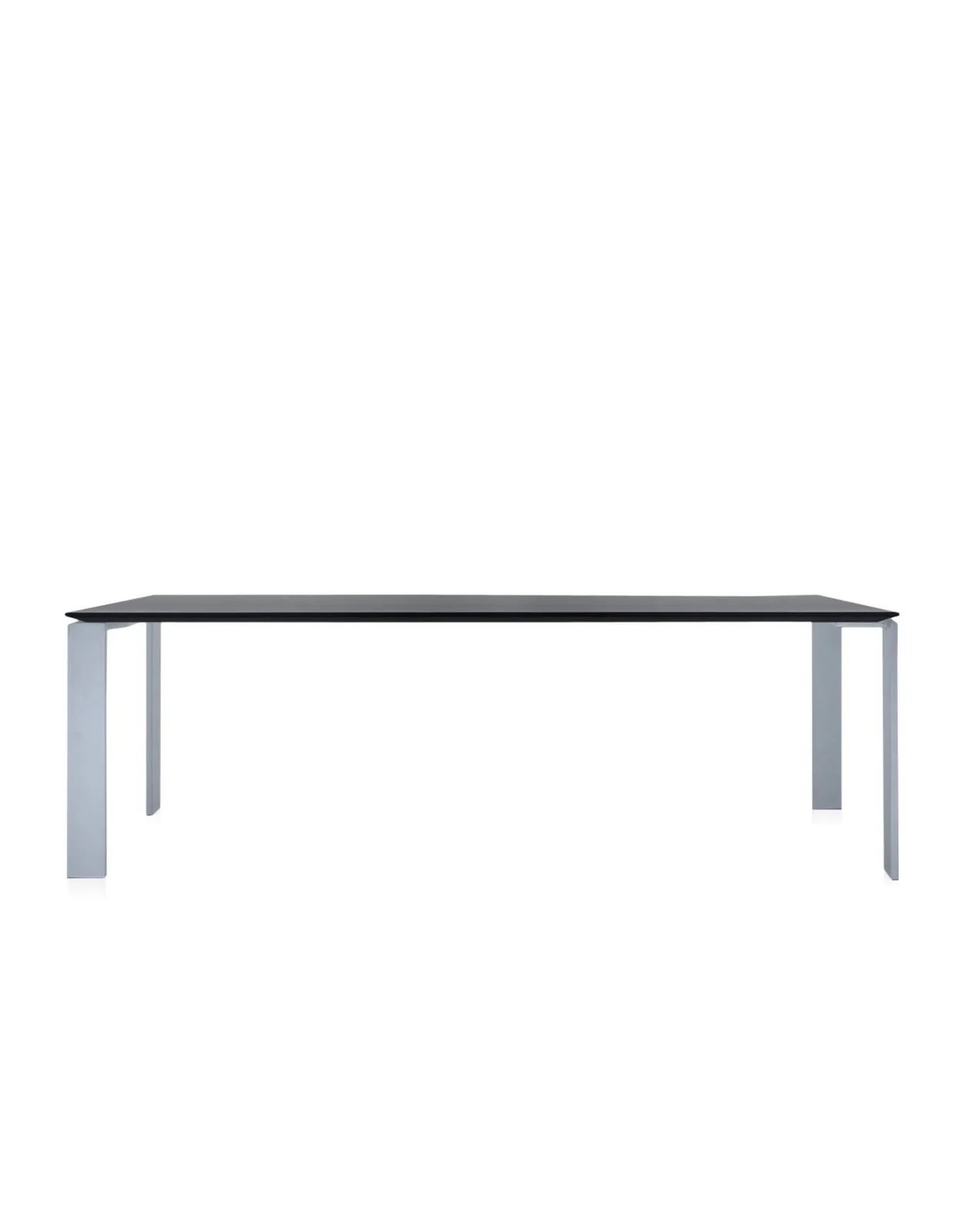 Стол офисный Four (черный/алюминиевый) 223x79см Kartell, арт. 4524/81 — изображение товара 2