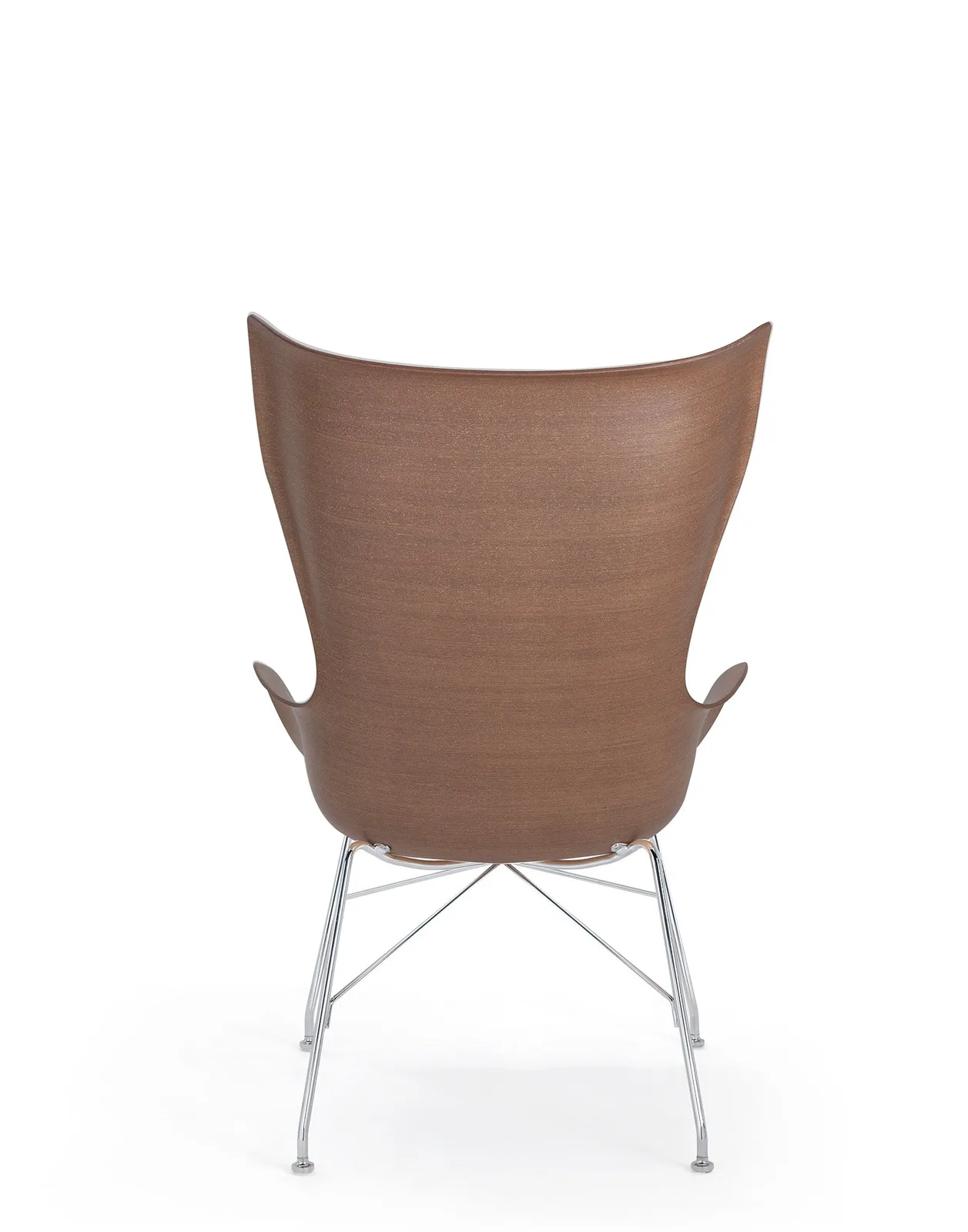 Кресло K/Wood (дерево/хромированное) Kartell, арт. 4915/SC — изображение товара 4