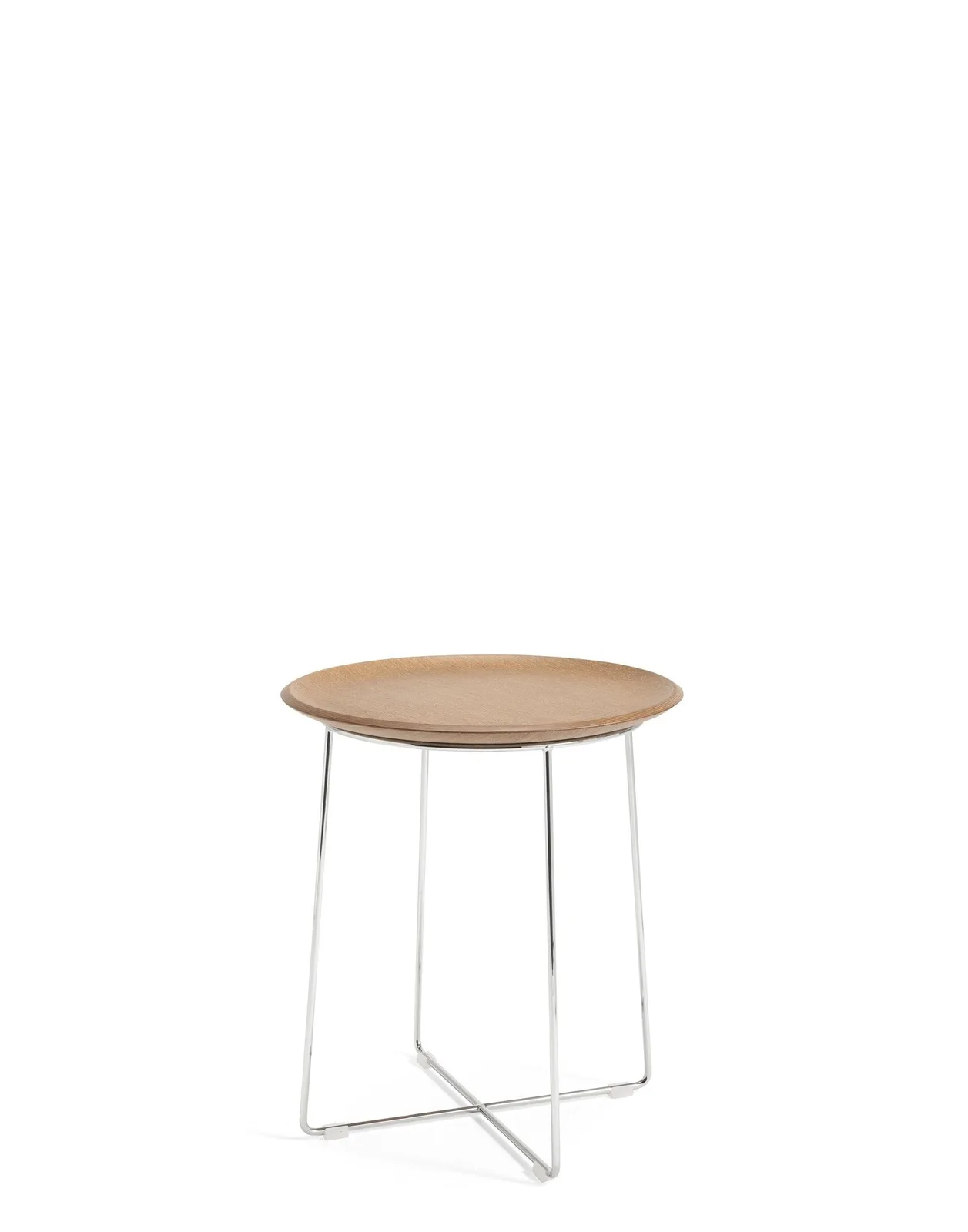 Стол журнальный Al Wood (светлое дерево/хром) Kartell, арт. 4928/CC — изображение товара 1