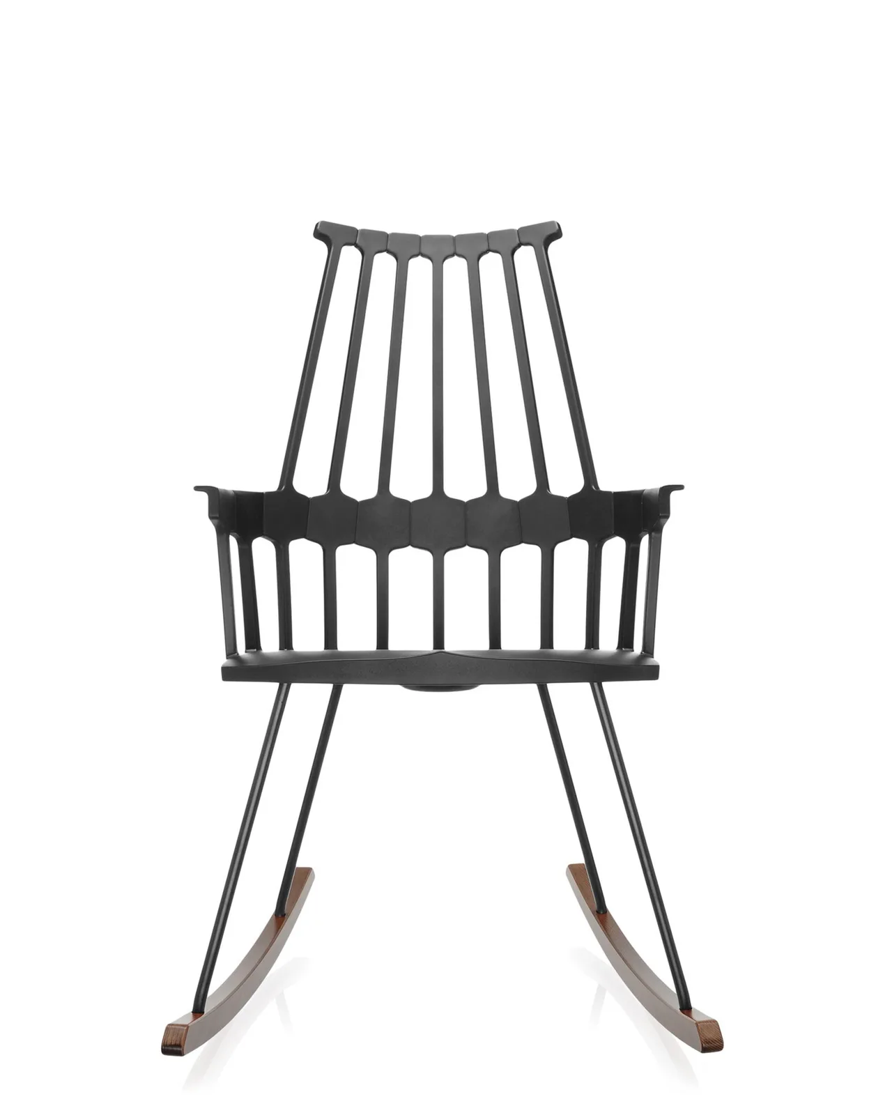 Кресло-качалка Comback (черное/дубовое) Kartell, арт. 5956/09