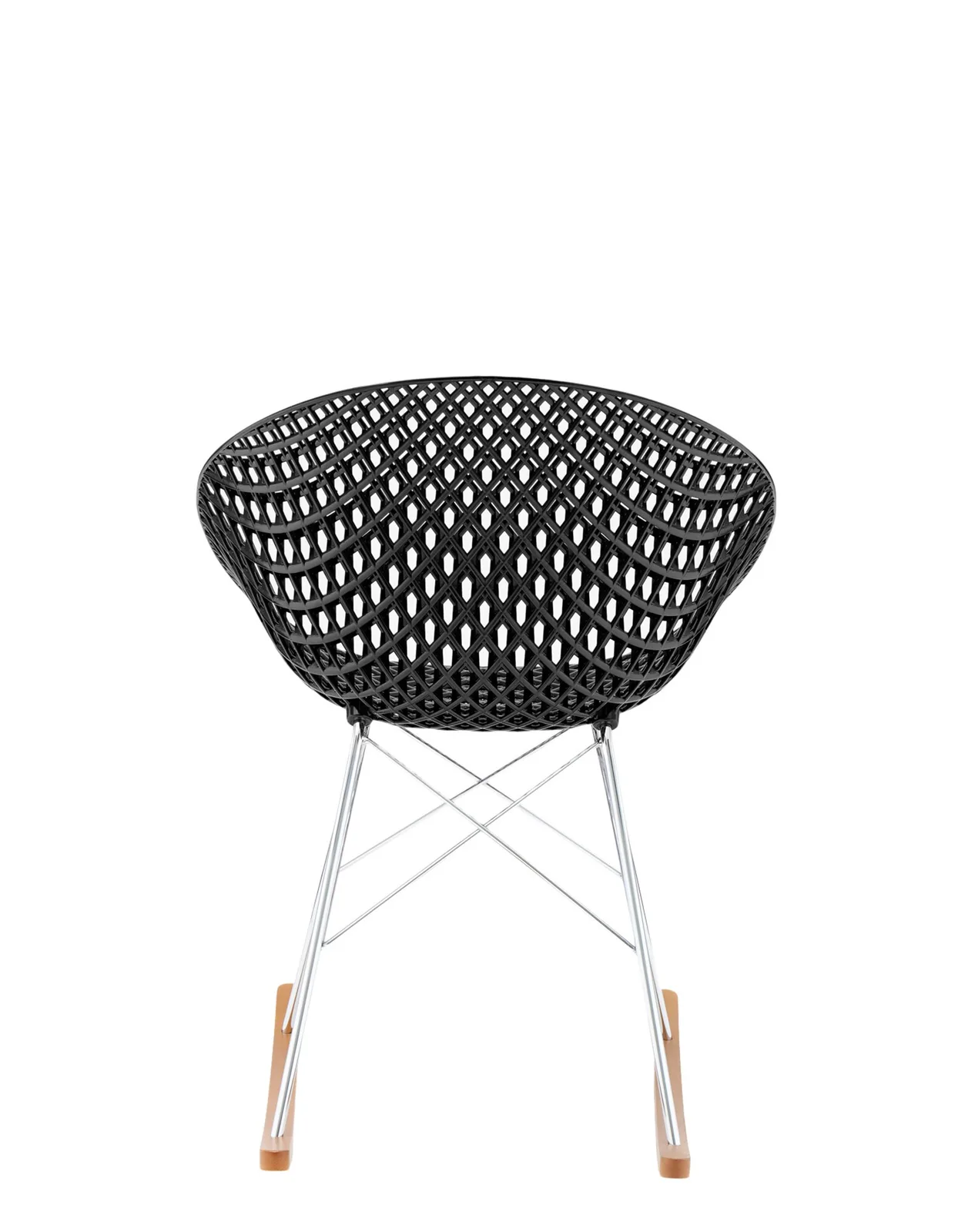 Кресло Smatrik (черное/дерево) на салазках Kartell, арт. 5835/B9 — изображение товара 2