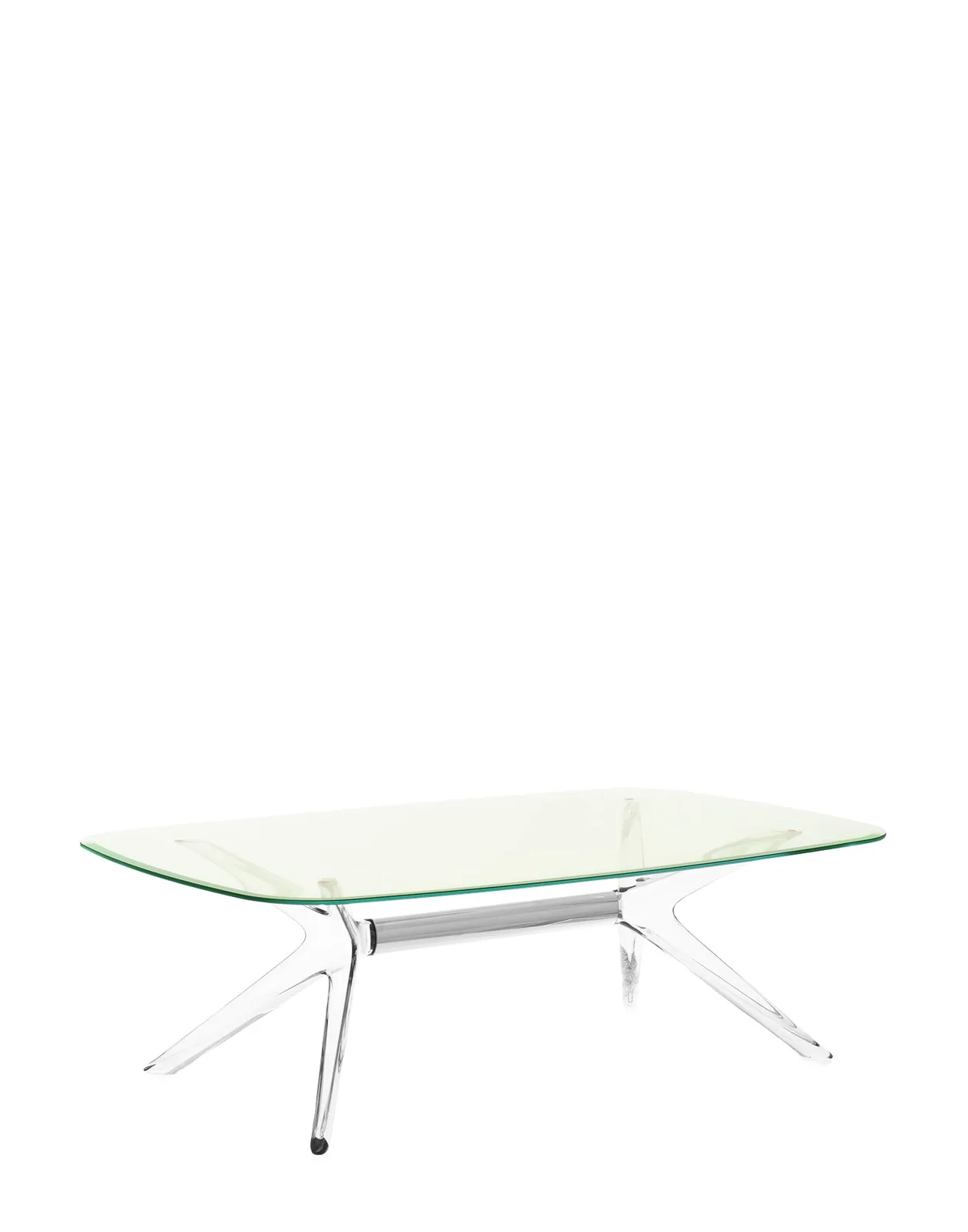 Стол журнальный Blast (зеленый/хромированный) 130см Kartell, арт. 4096/C5 — изображение товара 2