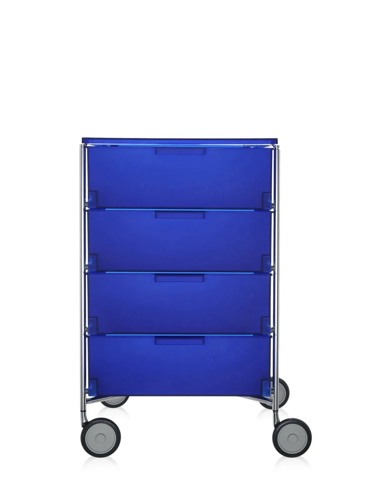 Контейнер Mobil на колесах (синий) с четырьмя ящиками Kartell, арт. 2024/L2 — изображение товара 2