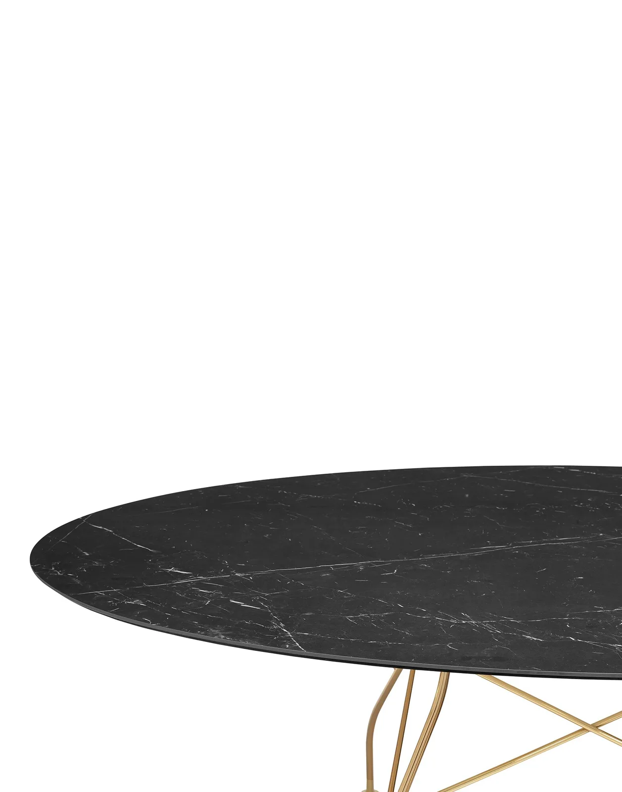 Стол Glossy (черный/золотой) 192x118см Kartell, арт. 4579/MN — изображение товара 2