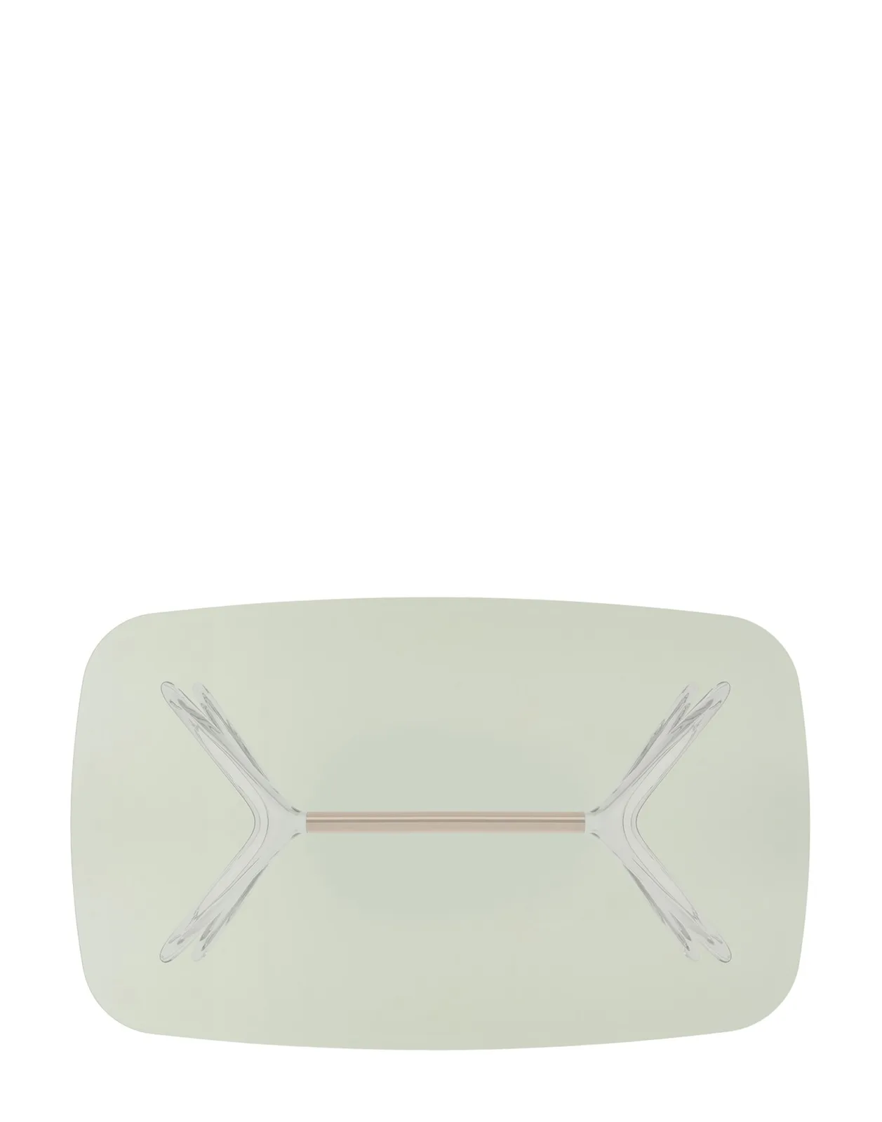Стол журнальный Blast (зеленый/бронзовый) 130см Kartell, арт. 4096/G5 — изображение товара 3