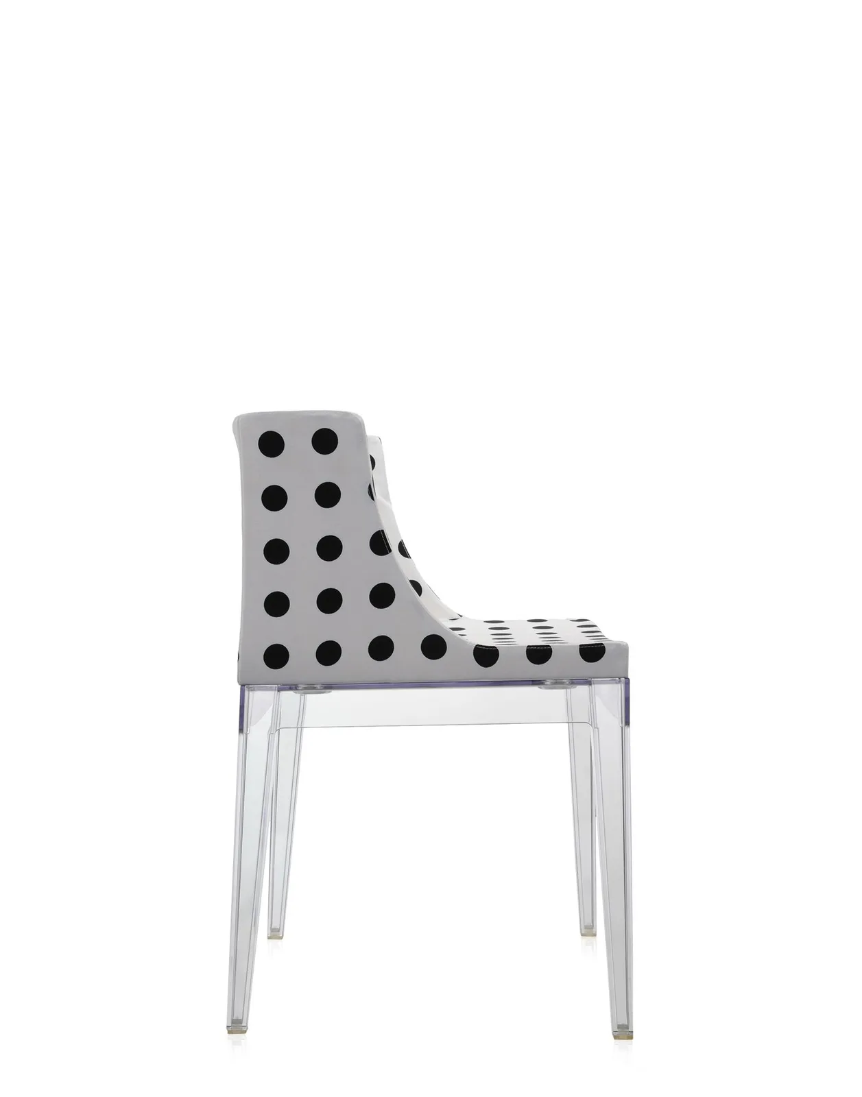 Кресло Mademoiselle (кристалл/белое) в ткани Moschino Kartell, арт. 4895/PB — изображение товара 3