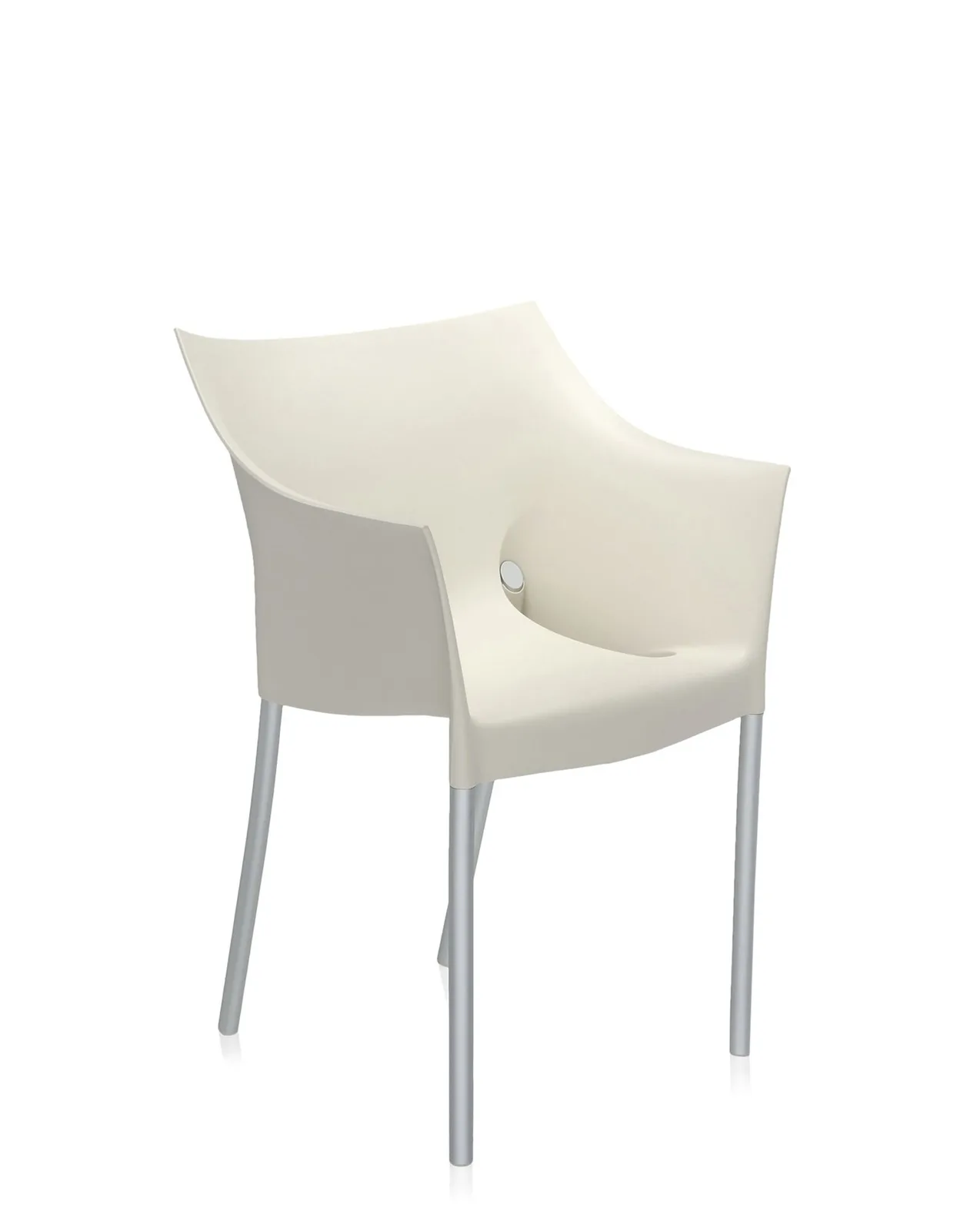 Кресло Dr. NO (белое) Kartell, арт. 4848/1L — изображение товара 4