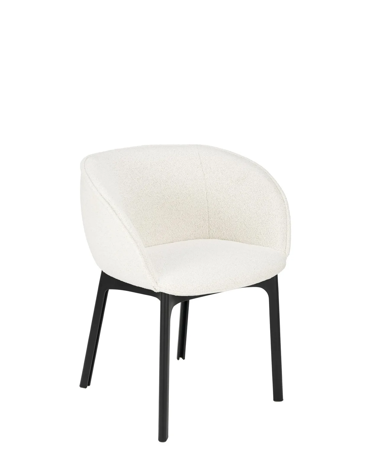 Кресло Charla (белое) букле Orsetto Kartell, арт. 4215/N1 — изображение товара 4