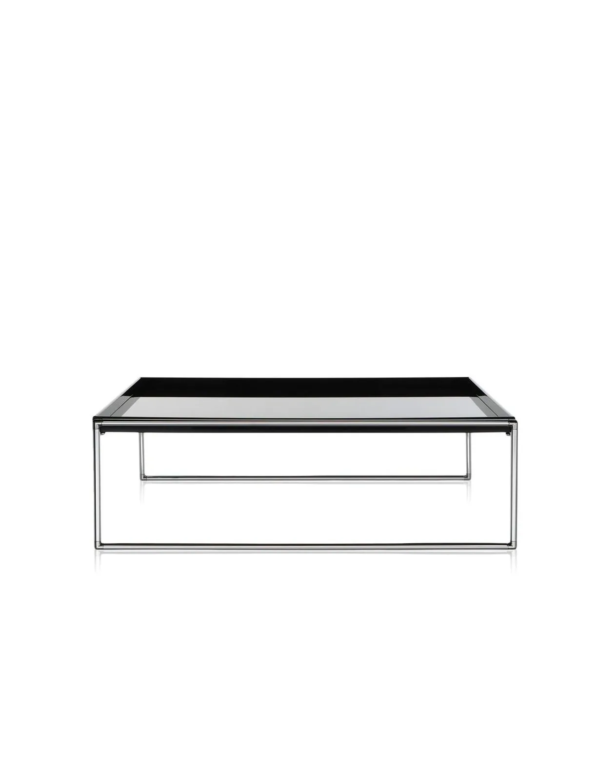 Столик журнальный Trays (черный) 80x80см Kartell, арт. 4412/09 — изображение товара 3