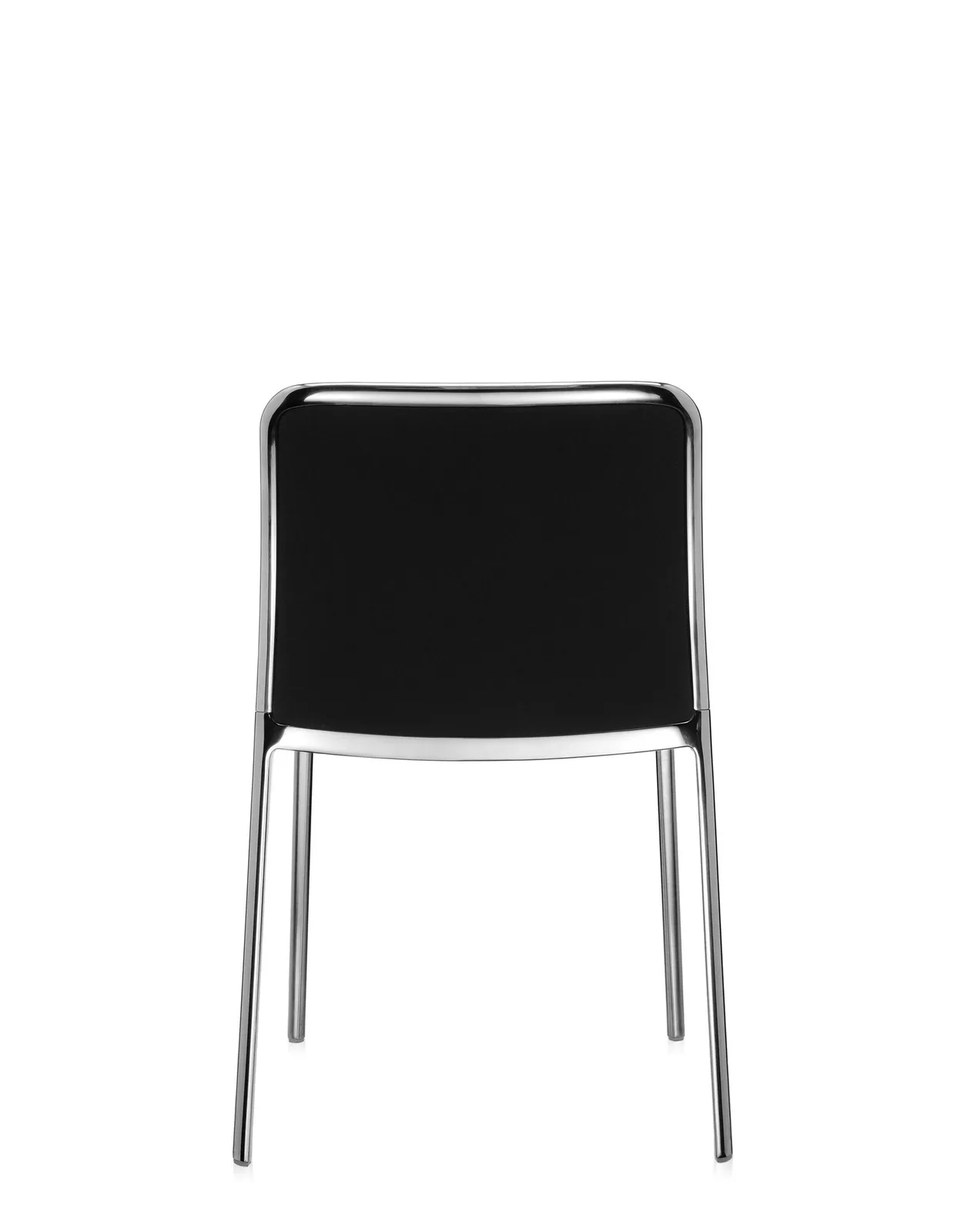 Стул Audrey Soft (черный/хромированный) в ткани Trevira Kartell, арт. 5977/LB — изображение товара 2