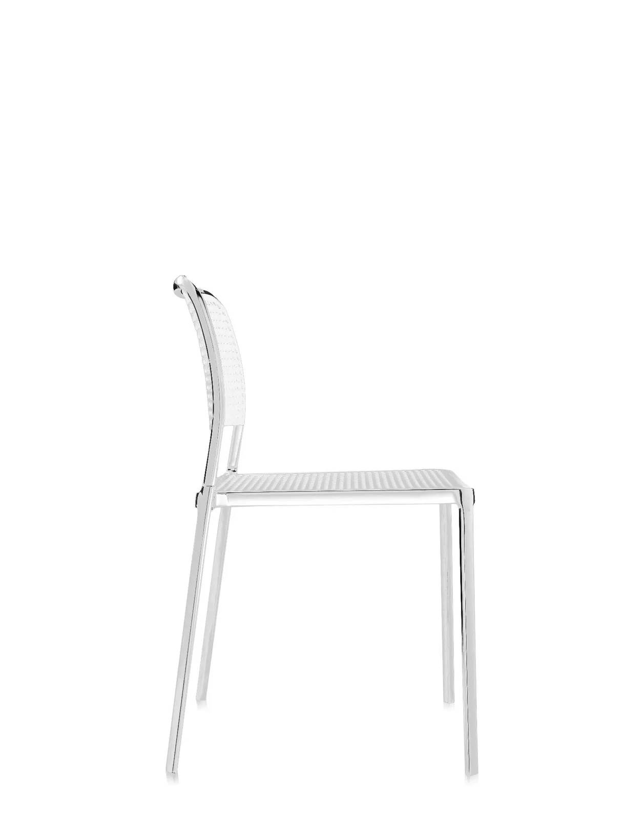 Стул Audrey Shiny (белый/хромированный) Kartell, арт. 5877/L1 — изображение товара 3