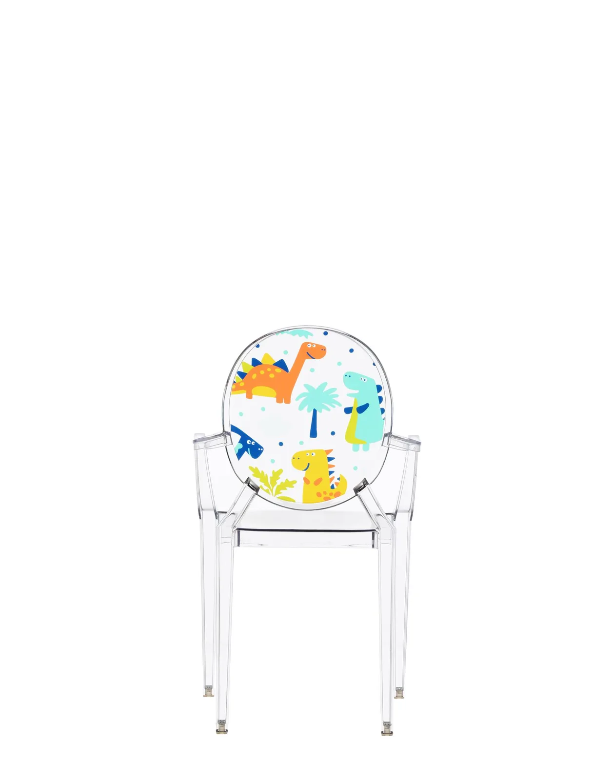 Стул детский Lou Lou Ghost (кристалл) с рисунком Kartell, арт. 2855/44 — изображение товара 4