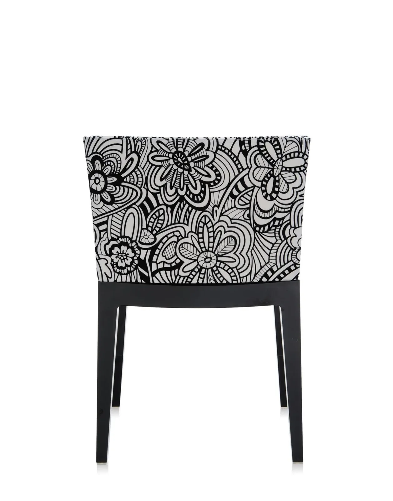 Кресло Mademoiselle (черное/серое) в ткани Missoni Kartell, арт. 4892/LL — изображение товара 4