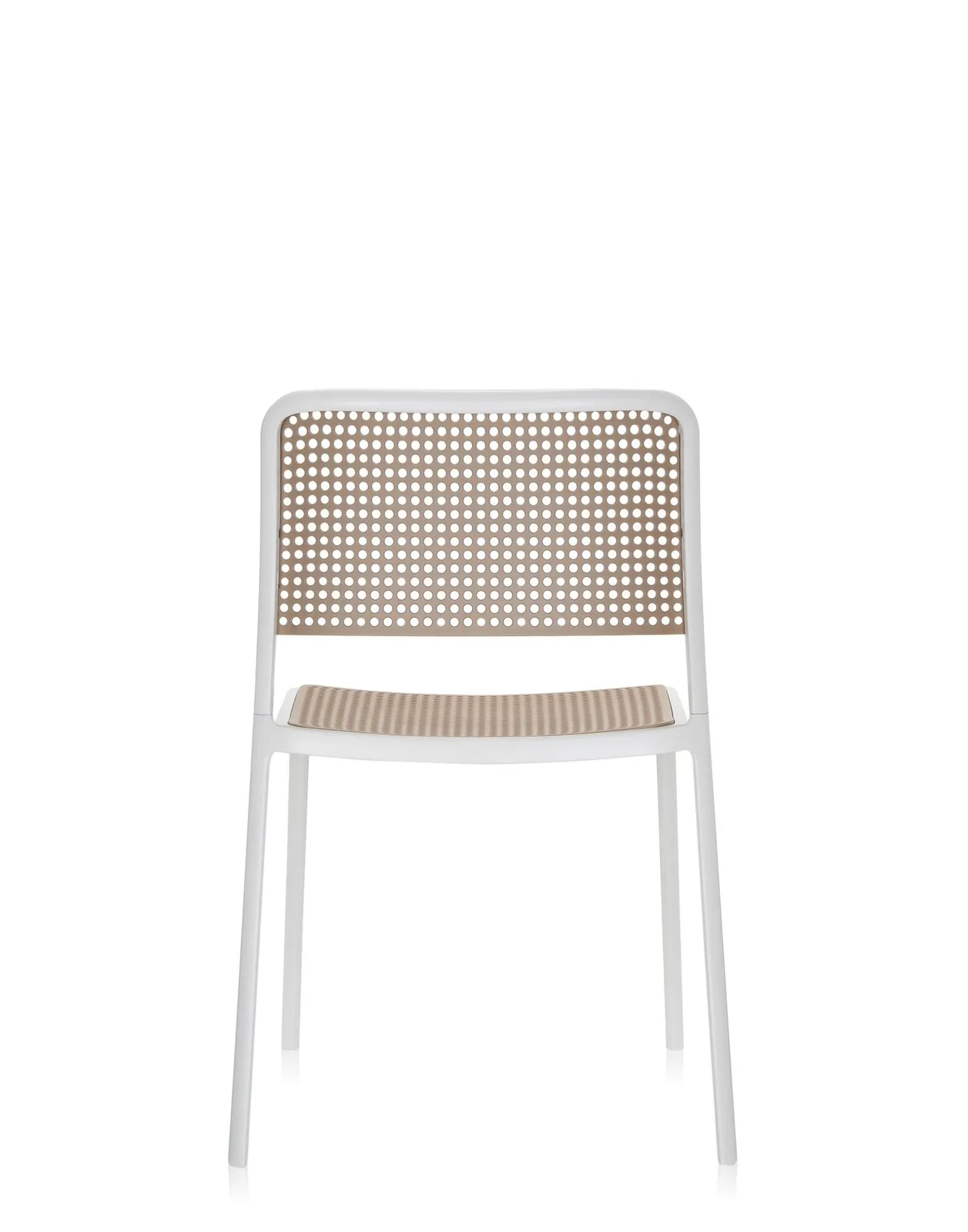 Стул Audrey (бежевый/белый) Kartell, арт. 5875/B4 — изображение товара 4