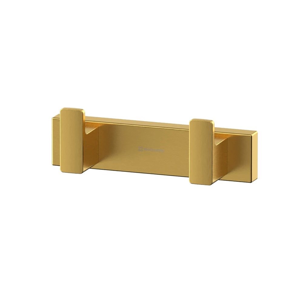 Крючок двойной WHITECROSS Cubo CU2412GLB (брашированное золото) White Cross