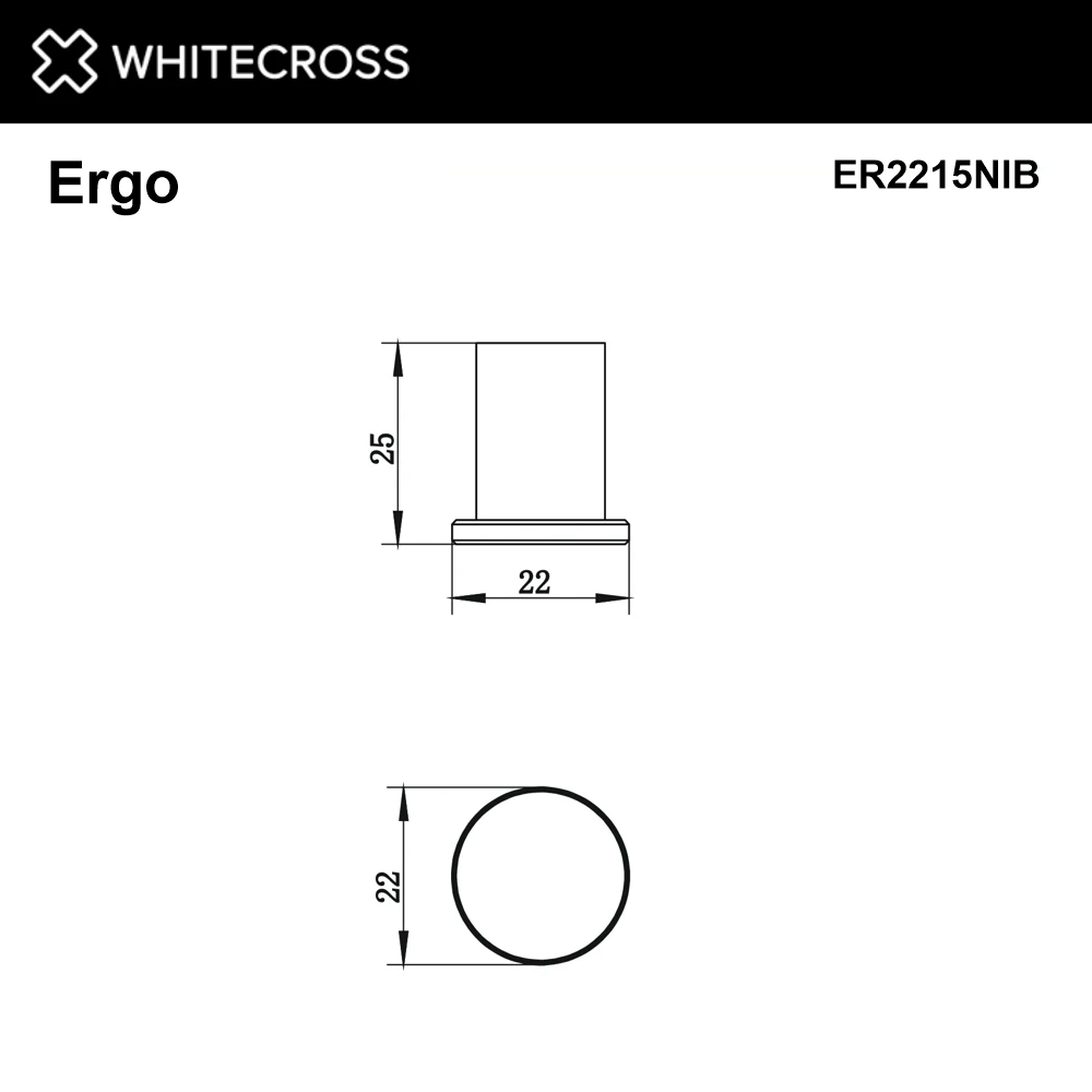 Крючок WHITECROSS Ergo ER2215NIB (брашированный никель) White Cross — изображение товара 2
