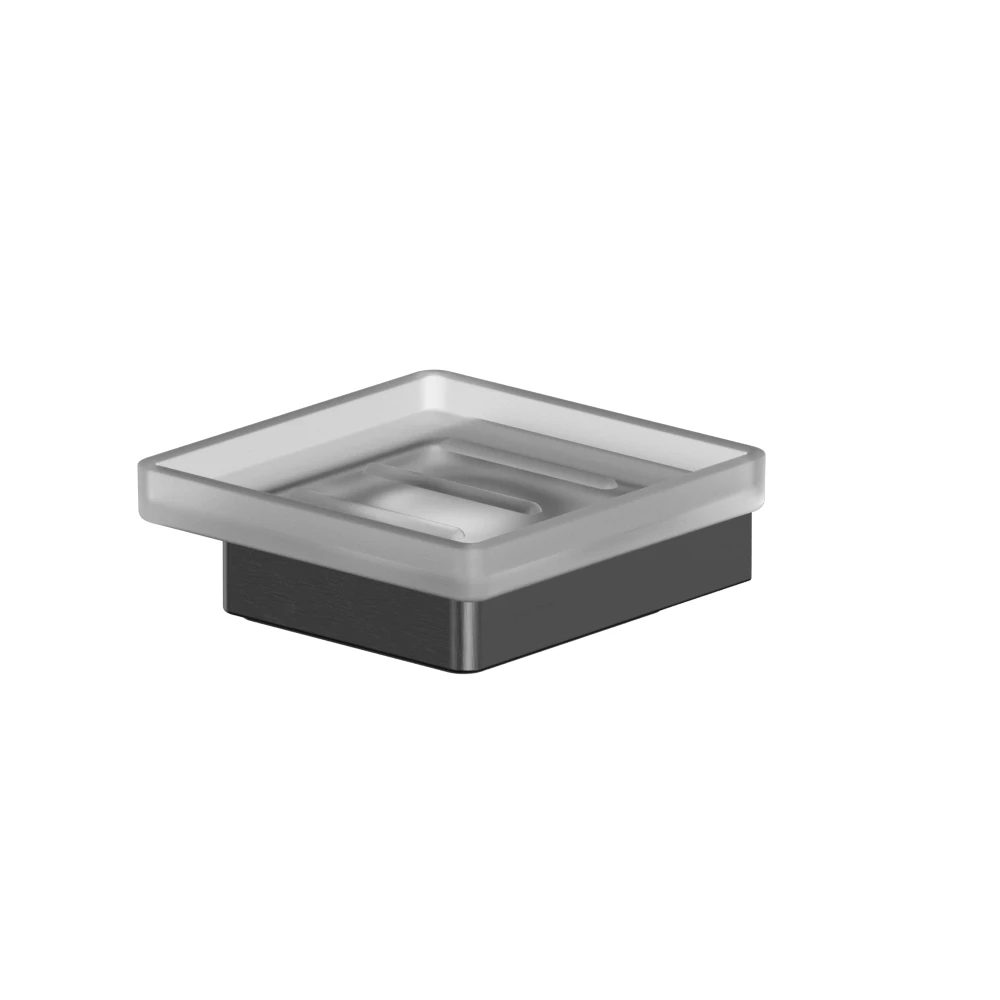Мыльница подвесная WHITECROSS Cubo CU2420GM (оружейная сталь) White Cross