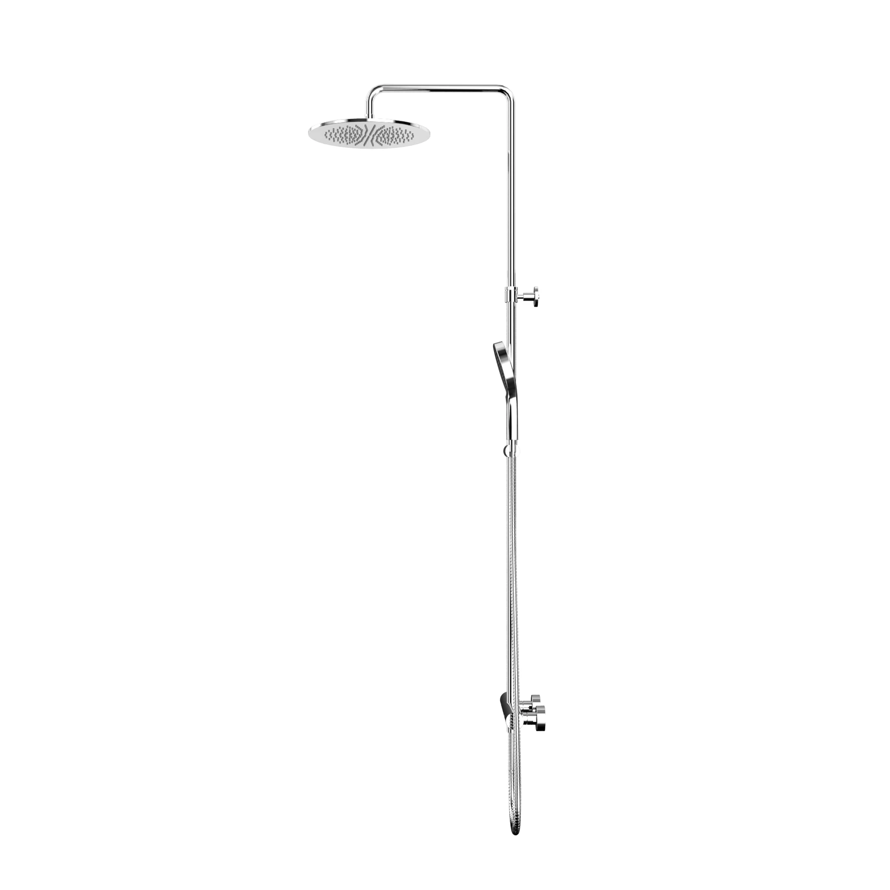 Термостатическая душевая система наружного монтажа WHITECROSS Y1254TOPCR (хром) White Cross — изображение товара 2