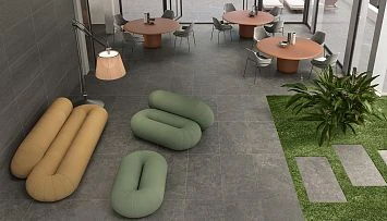 Керамогранит Portland Stone Decoro Lines Anthracite 60x120х0,9 Nat Ergon, арт. EMJE — изображение товара 2
