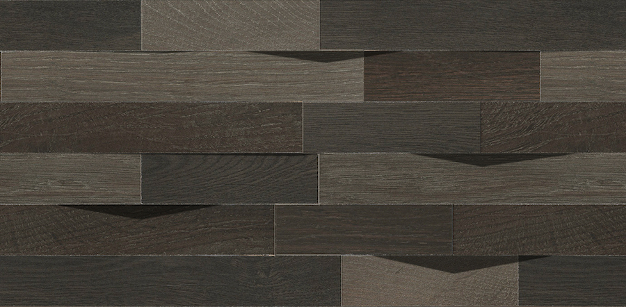 Мозаика Les Bois Batonnet dark 3d 29 × 59 см Kronos, Les Bois