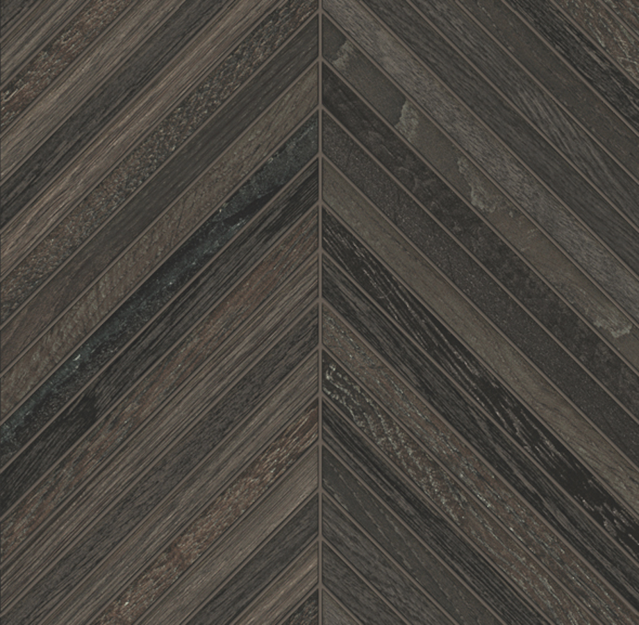 Мозаика Les Bois Chevry mix dark 30 × 30 см Kronos, Les Bois