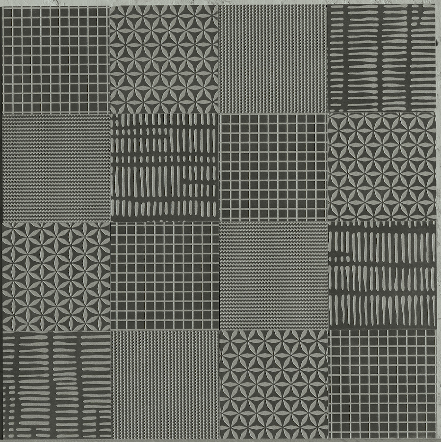 Керамогранит Metallique Texture mix lame 20 × 20 см Kronos