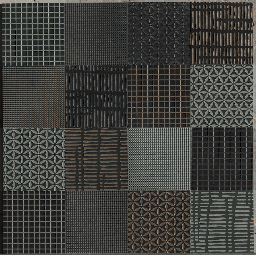 Керамогранит Metallique Texture mix melange 20 × 20 см Kronos