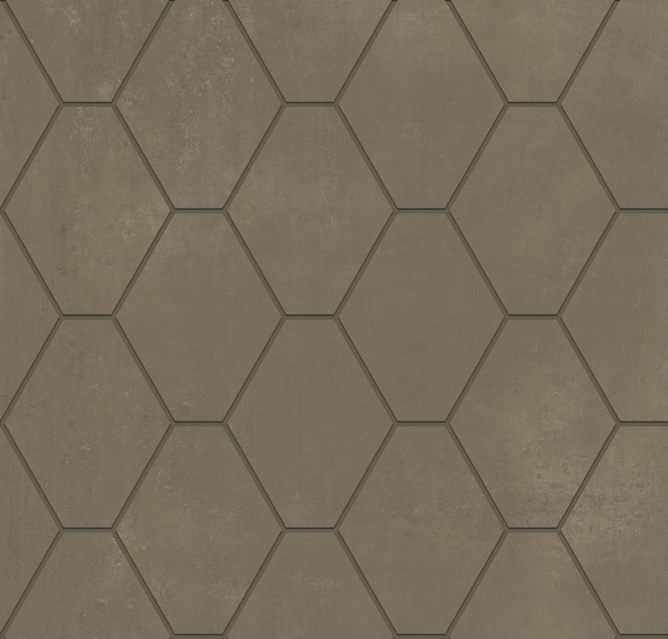 Мозаика Metallique Mosaico hexa brune 32,2 × 31,1 см Kronos