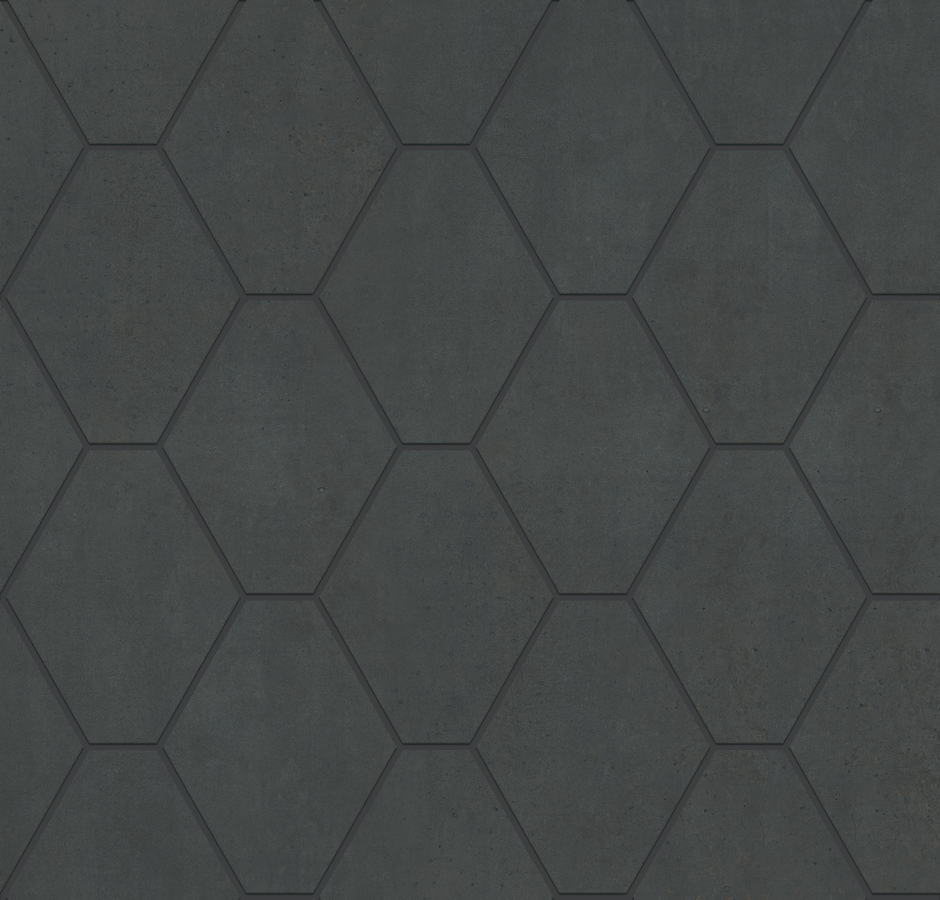 Мозаика Metallique Mosaico hexa noir 32,2 × 31,1 см Kronos