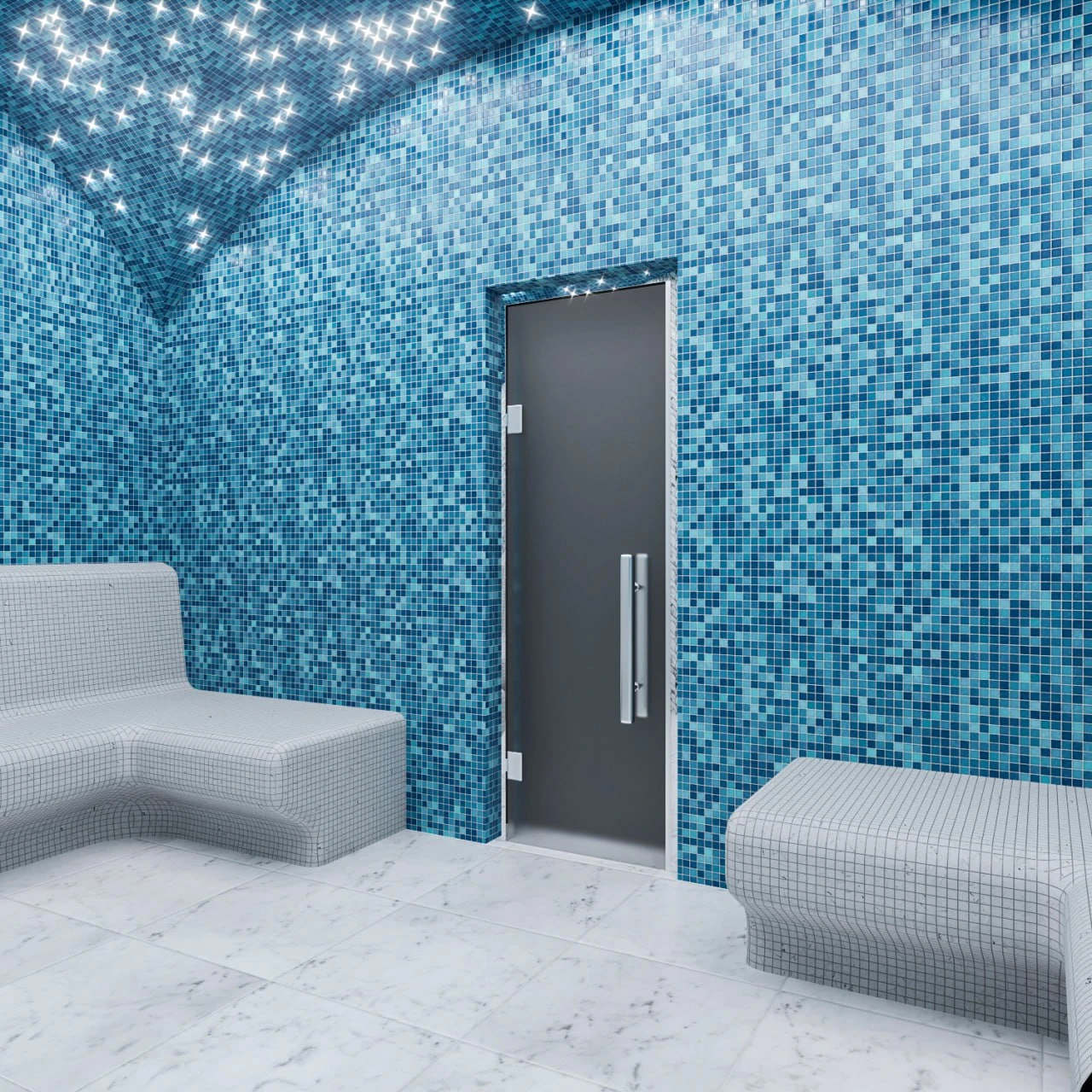 Мозаика ПАРАД СИНИЙ ORRO MOSAIC, арт. PARAD BLUE — изображение товара 2