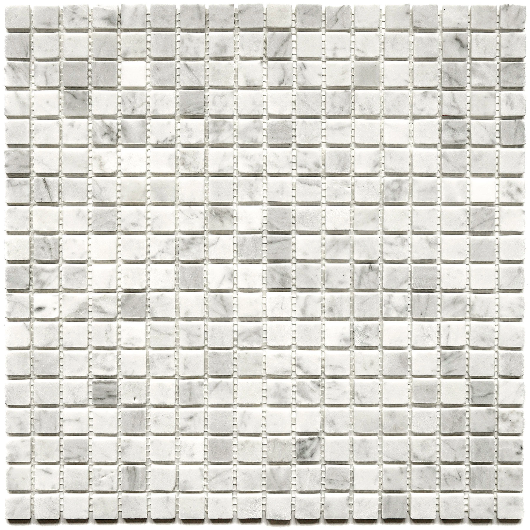 Мозаика БЬЯНКО КАРРАРА ПОЛИРОВАННАЯ 15*15*4 мм ORRO MOSAIC