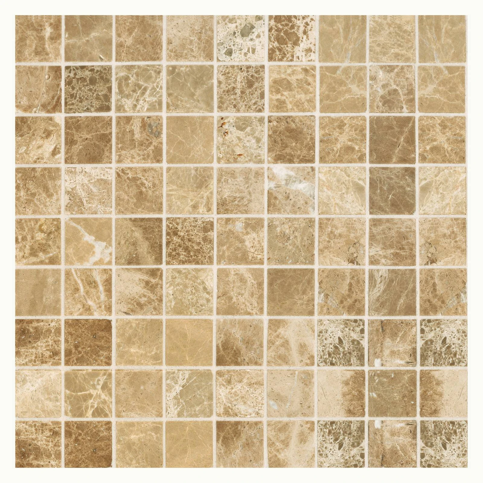 Мозаика ЭМПЕРАДОР СВЕТЛЫЙ ПОЛИРОВАННЫЙ 30*30*7 мм ORRO MOSAIC