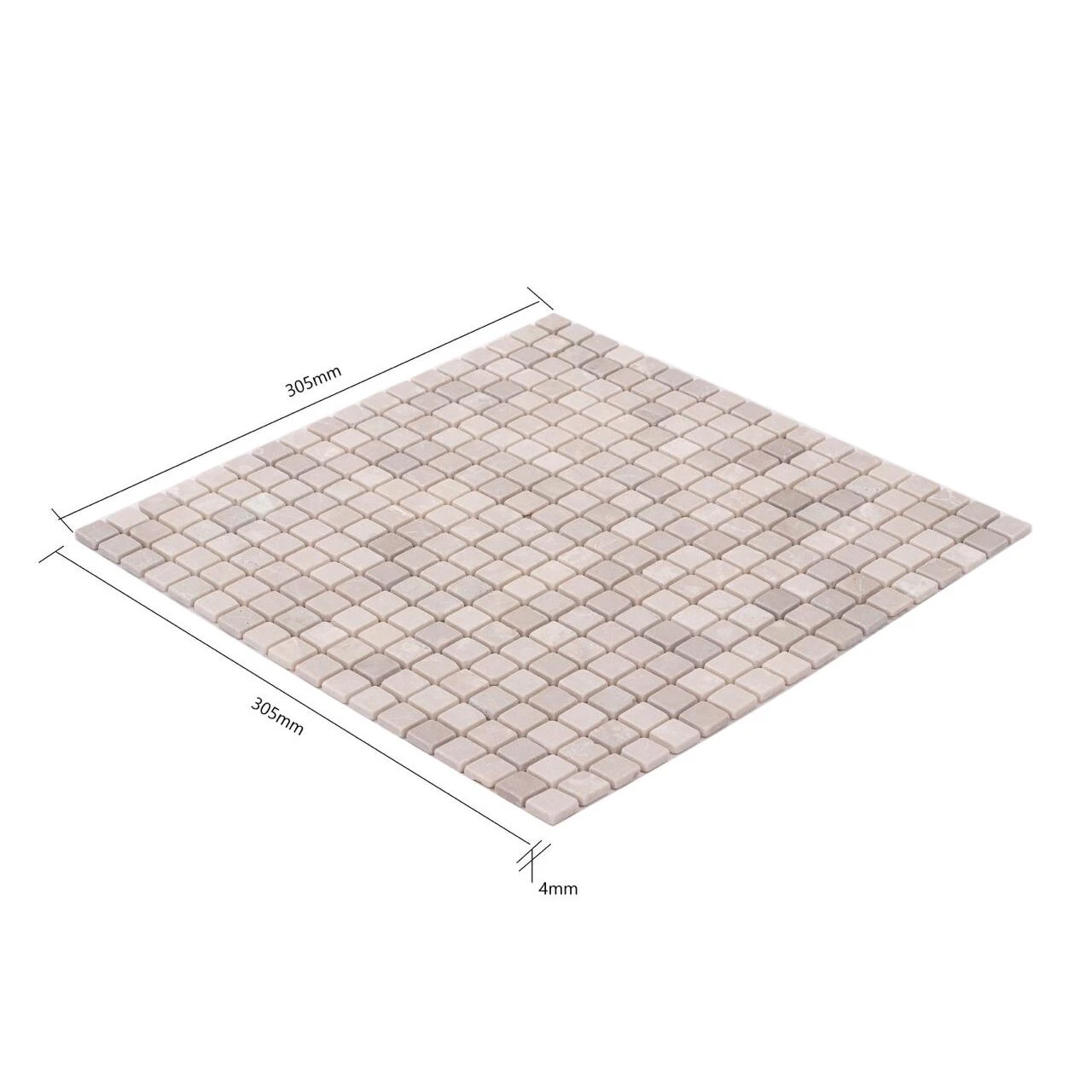 Мозаика БОТТИЧИНО МАТОВАЯ 15*15*4 мм ORRO MOSAIC, арт. BOTTICINO TUM 15x15х4 мм — изображение товара 4
