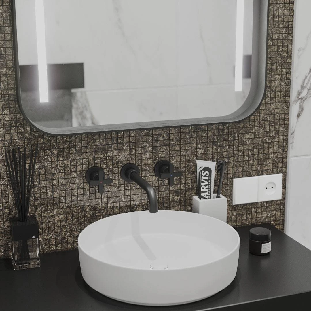 Мозаика ЭМПЕРАДОР ТЕМНЫЙ ПОЛИРОВАННЫЙ 15*15*4 мм ORRO MOSAIC, арт. EMPERADOR DARK POL 15x15х4 мм — изображение товара 3