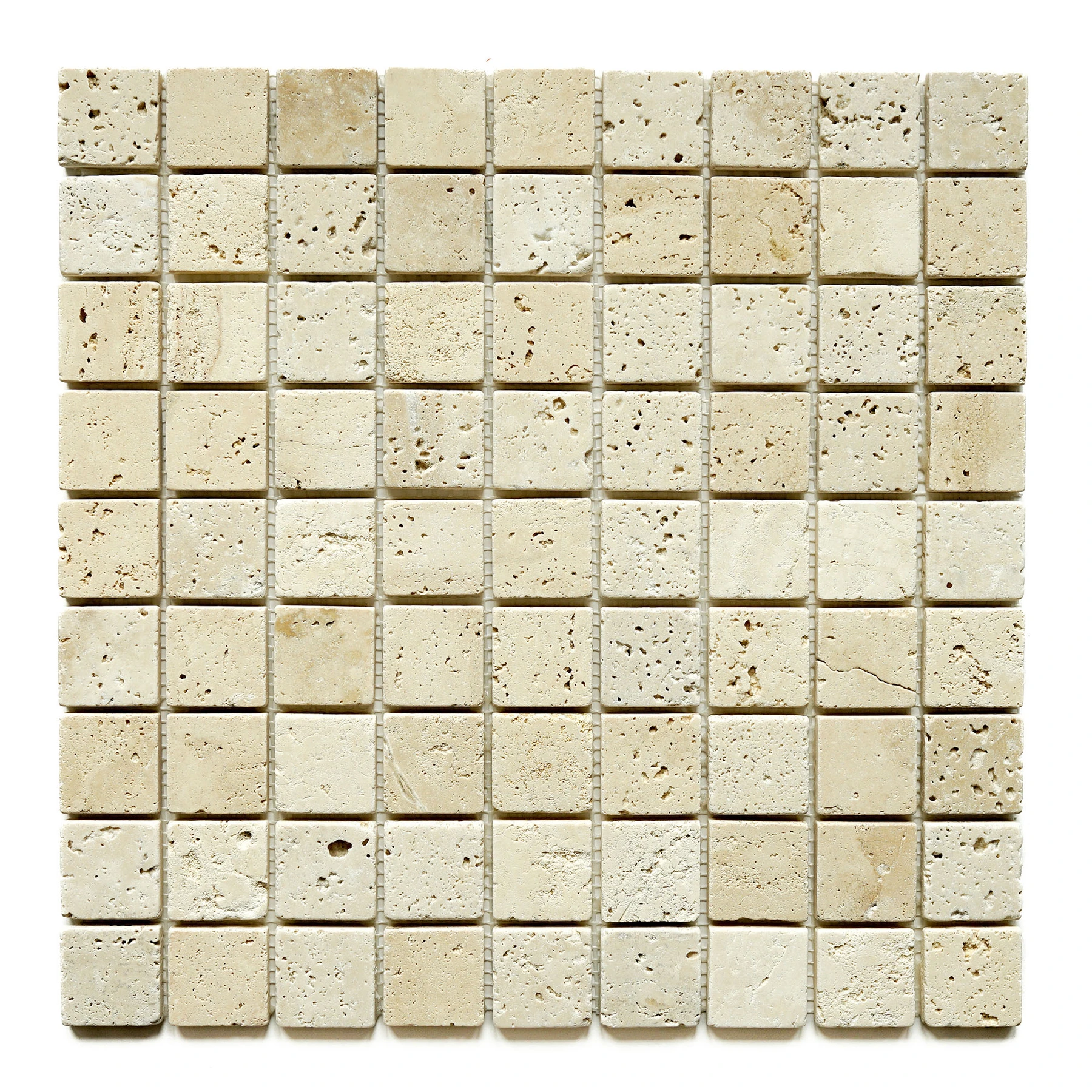 Мозаика ТРАВЕРТИН КЛАССИК МАТОВЫЙ 30*30*7 мм ORRO MOSAIC, арт. TRAVERTINE CLASSIC TUM 30x30х7 мм