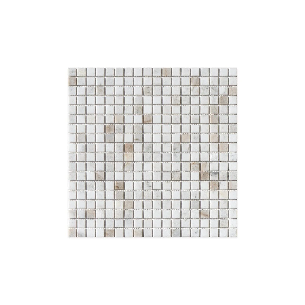 Мозаика ВАЛЕНТИНО БЬЯНКО ПОЛИРОВАННАЯ 15*15*4 мм ORRO MOSAIC, арт. VALENTINO BIANCO POL 15x15х4 мм — изображение товара 1