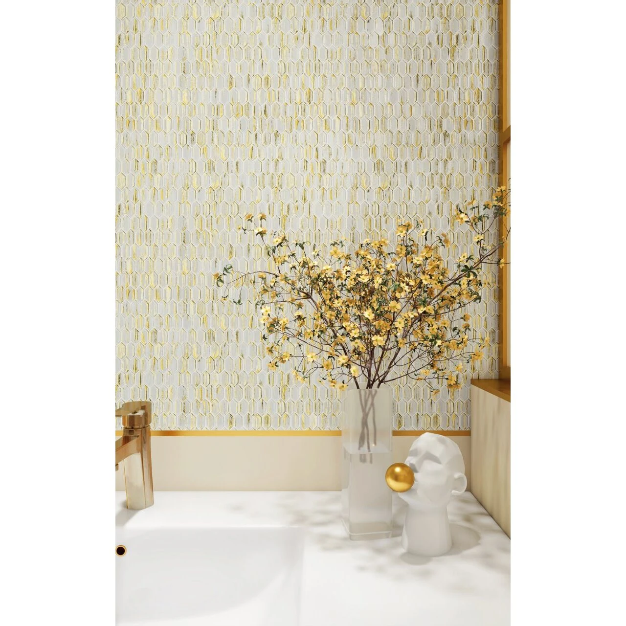 АНТИЧНОЕ ЗОЛОТО МУРАНО ORRO MOSAIC, арт. MURANO GOLD — изображение товара 3