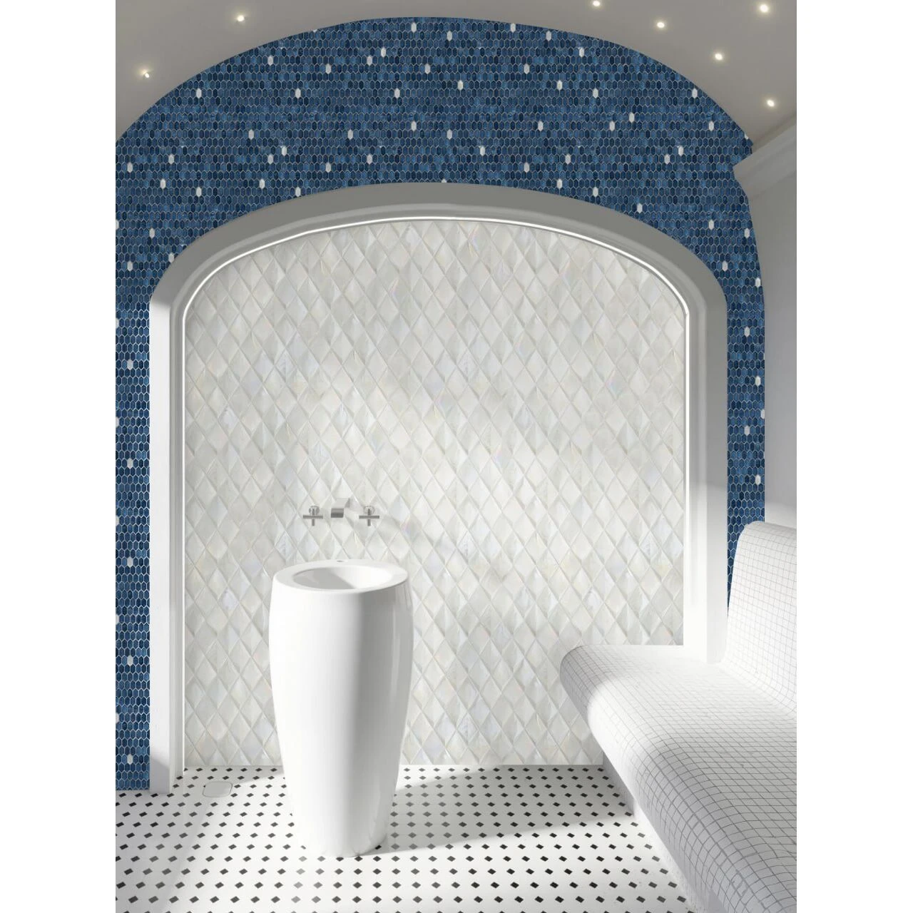 САПФИР МУРАНО ORRO MOSAIC, арт. MURANO BLUE — изображение товара 4