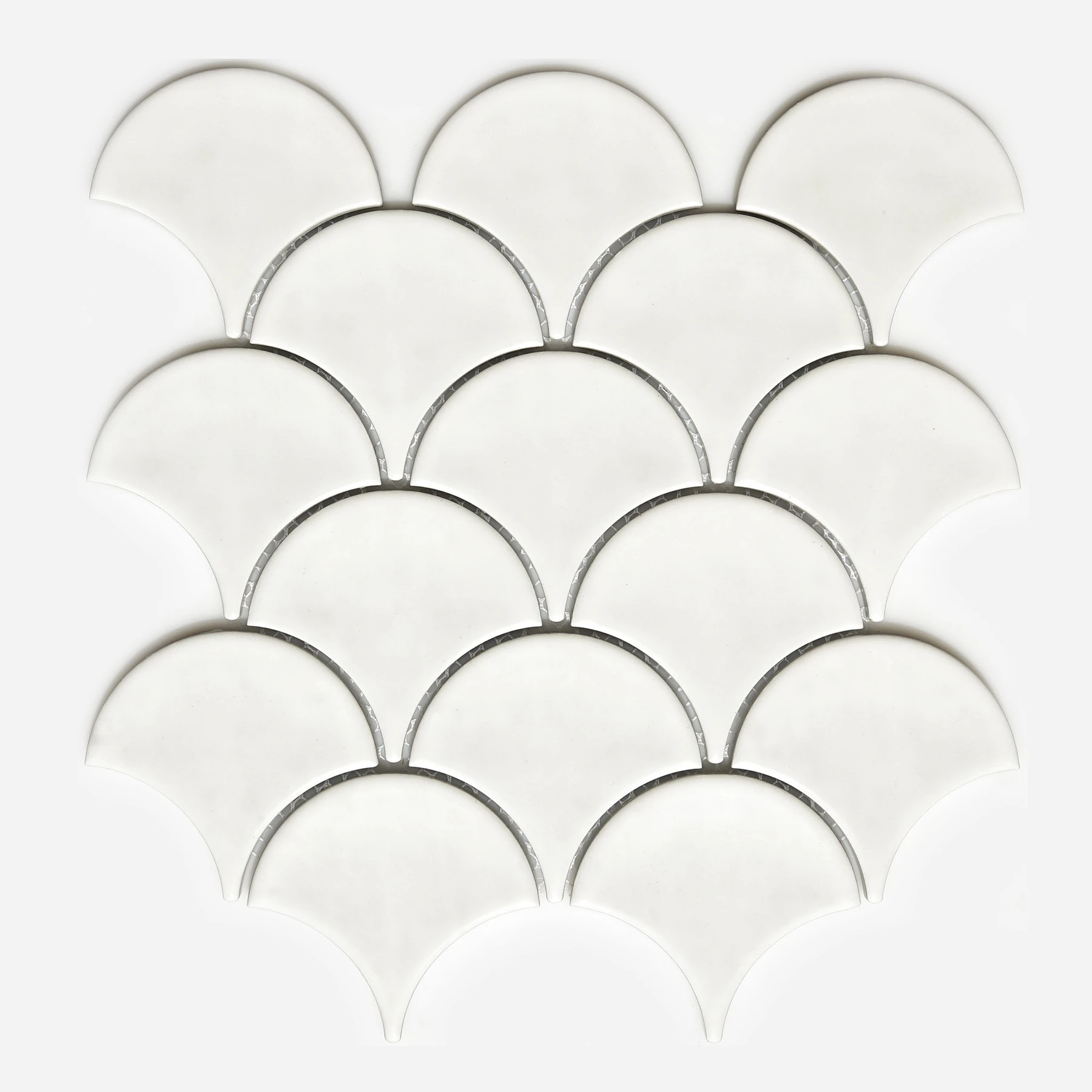 Мозаика БЕЛЫЙ ПИОН ORRO MOSAIC, арт. WHITE SCALES — изображение товара 2