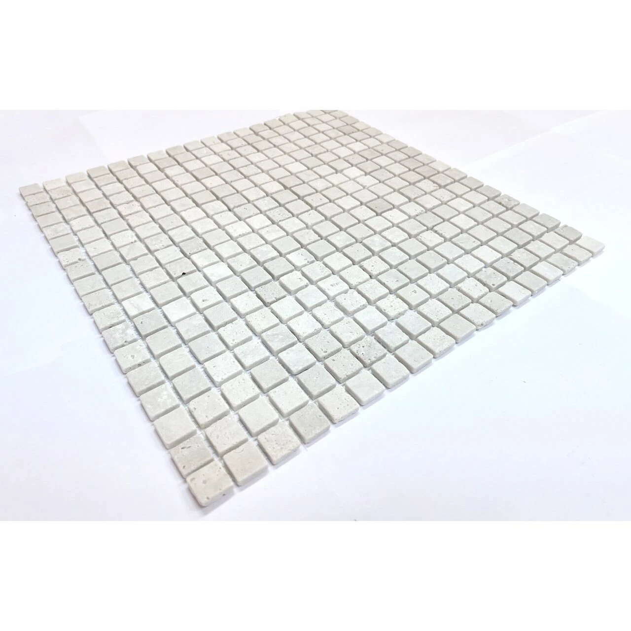 Мозаика ТРАВЕРТИН СЕРЫЙ МАТОВЫЙ 15*15*4 мм ORRO MOSAIC, арт. TRAVERTINE GRAY TUM 15х15х4 мм — изображение товара 2