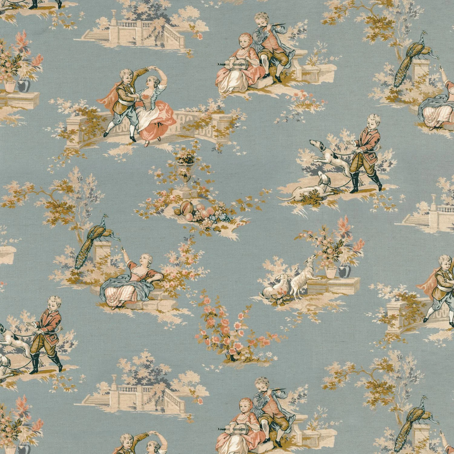 GAVOTTE TISSU Casadeco, LES BELLES TOILES DE JOUY 2