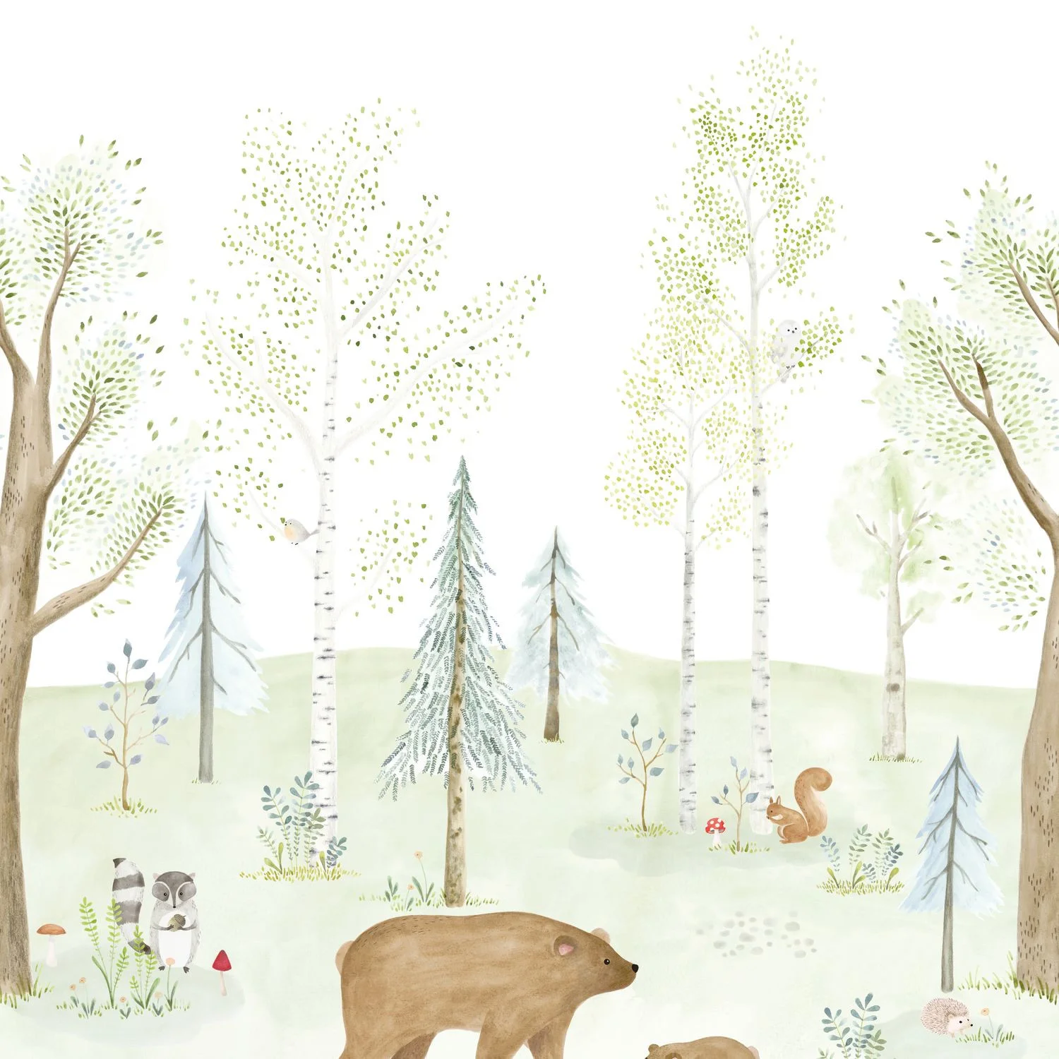 THE ENCHANTED FOREST WITH BEAR Casadeco, ONCE UPON A TIME